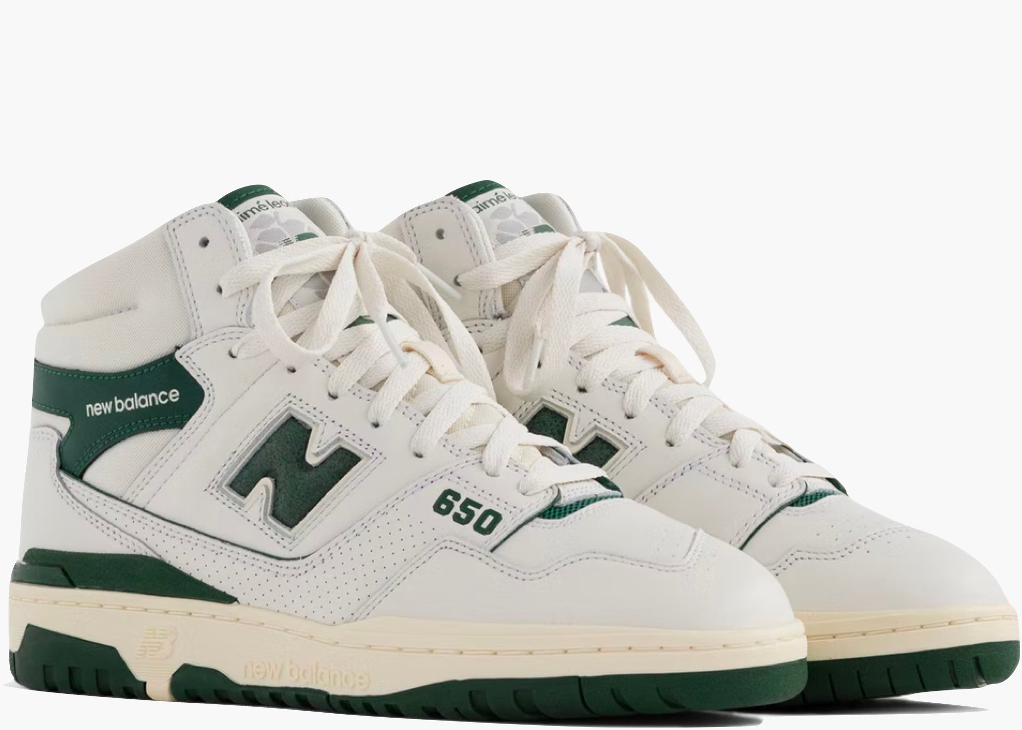 New Balance 650R Aime Leon Dore White Green Hype Clothinga Limited Edition