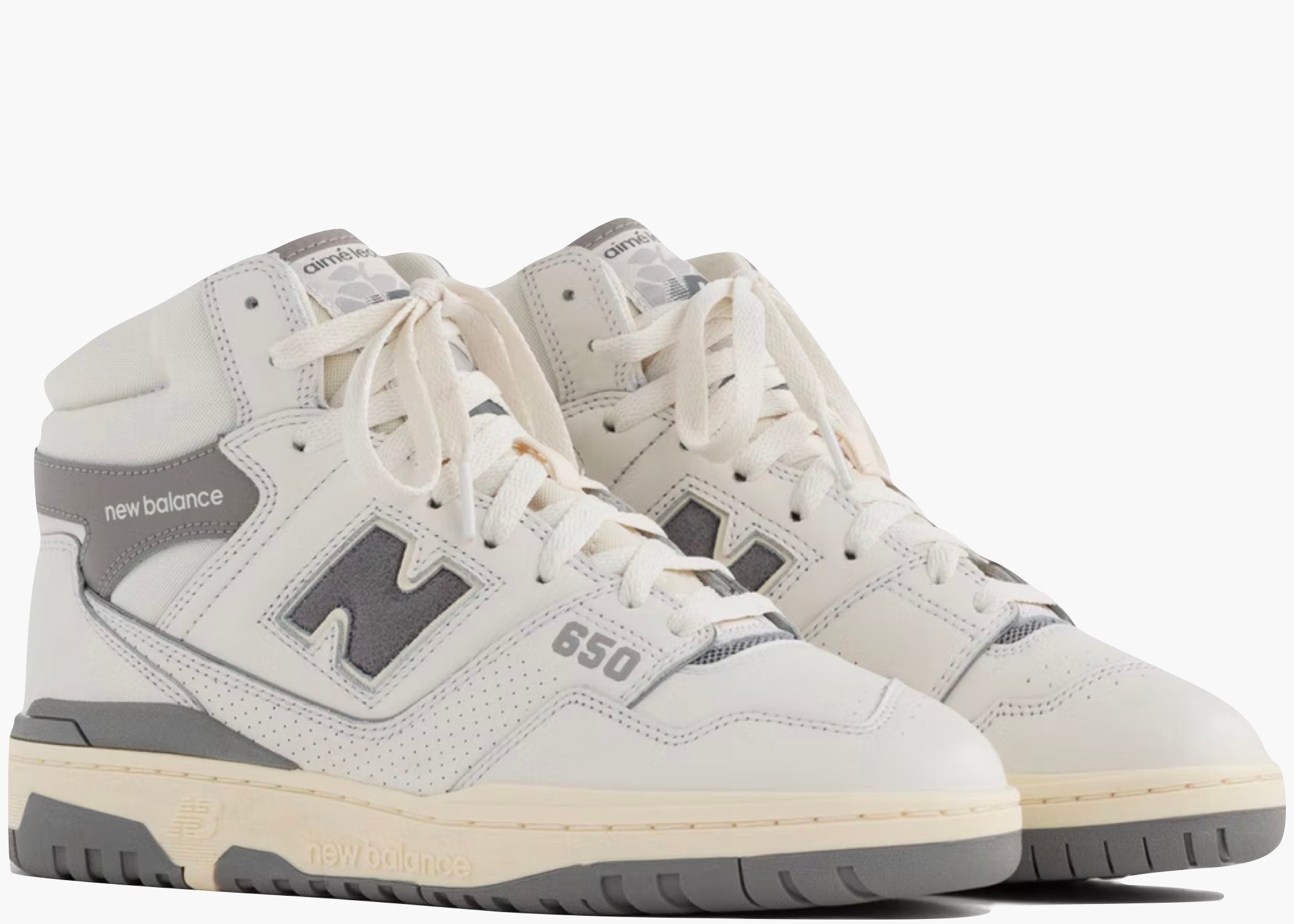 New Balance 650R Aime Leon Dore White Grey Hype Clothinga Limited Edition