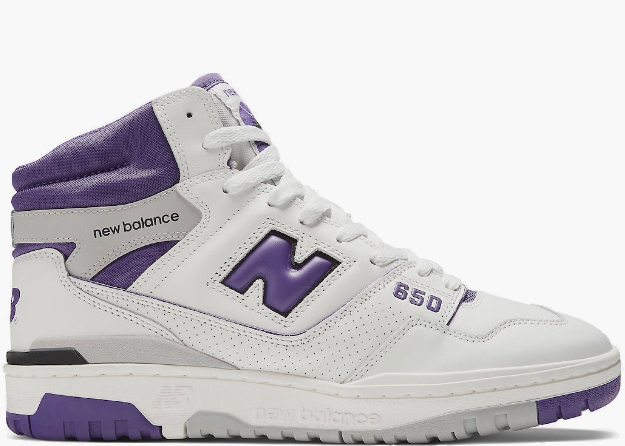 New Balance 650R White Interstellar Purple BB650RCF Hype Clothinga Limited Edition