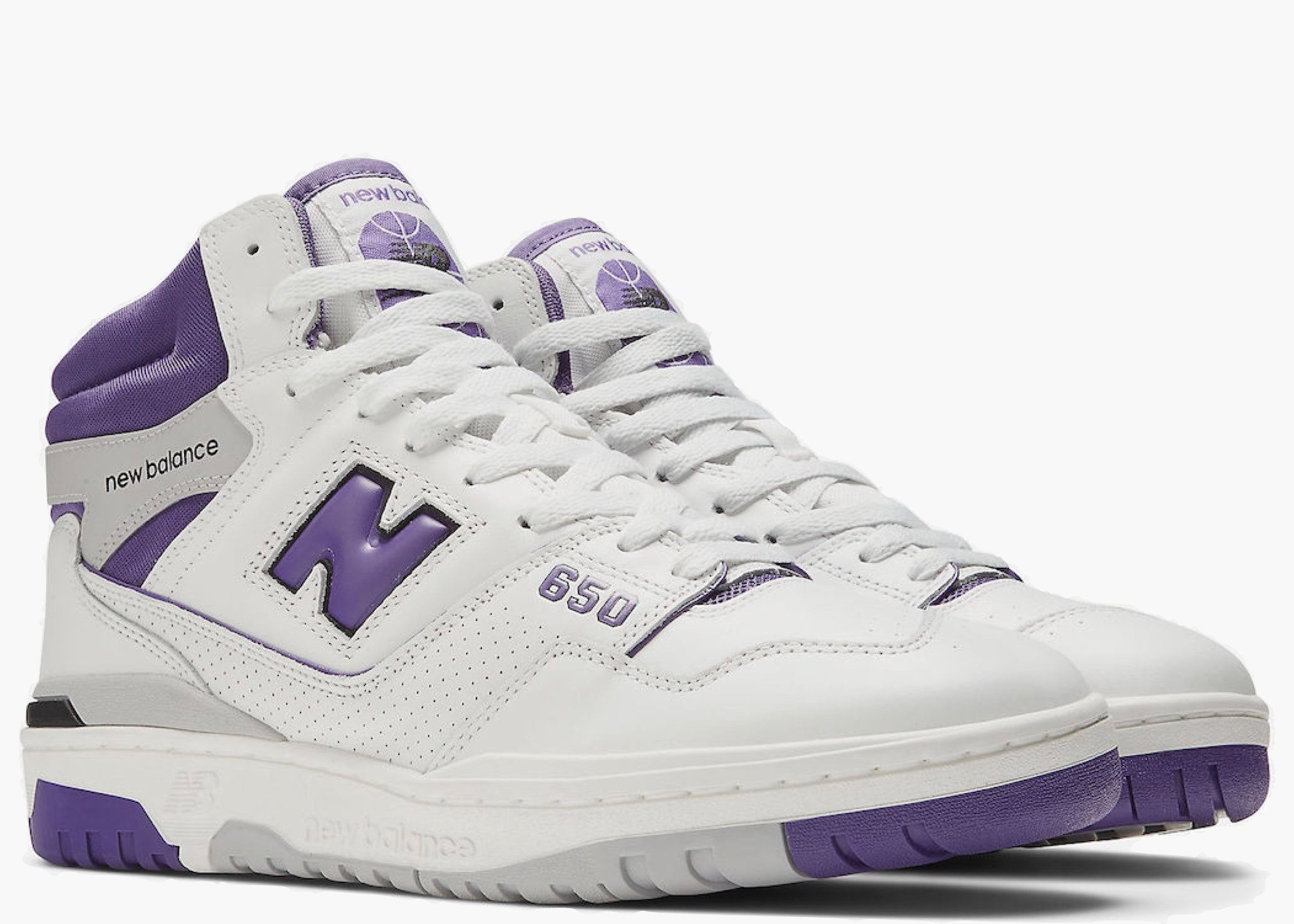 New Balance 650R White Interstellar Purple BB650RCF Hype Clothinga Limited Edition