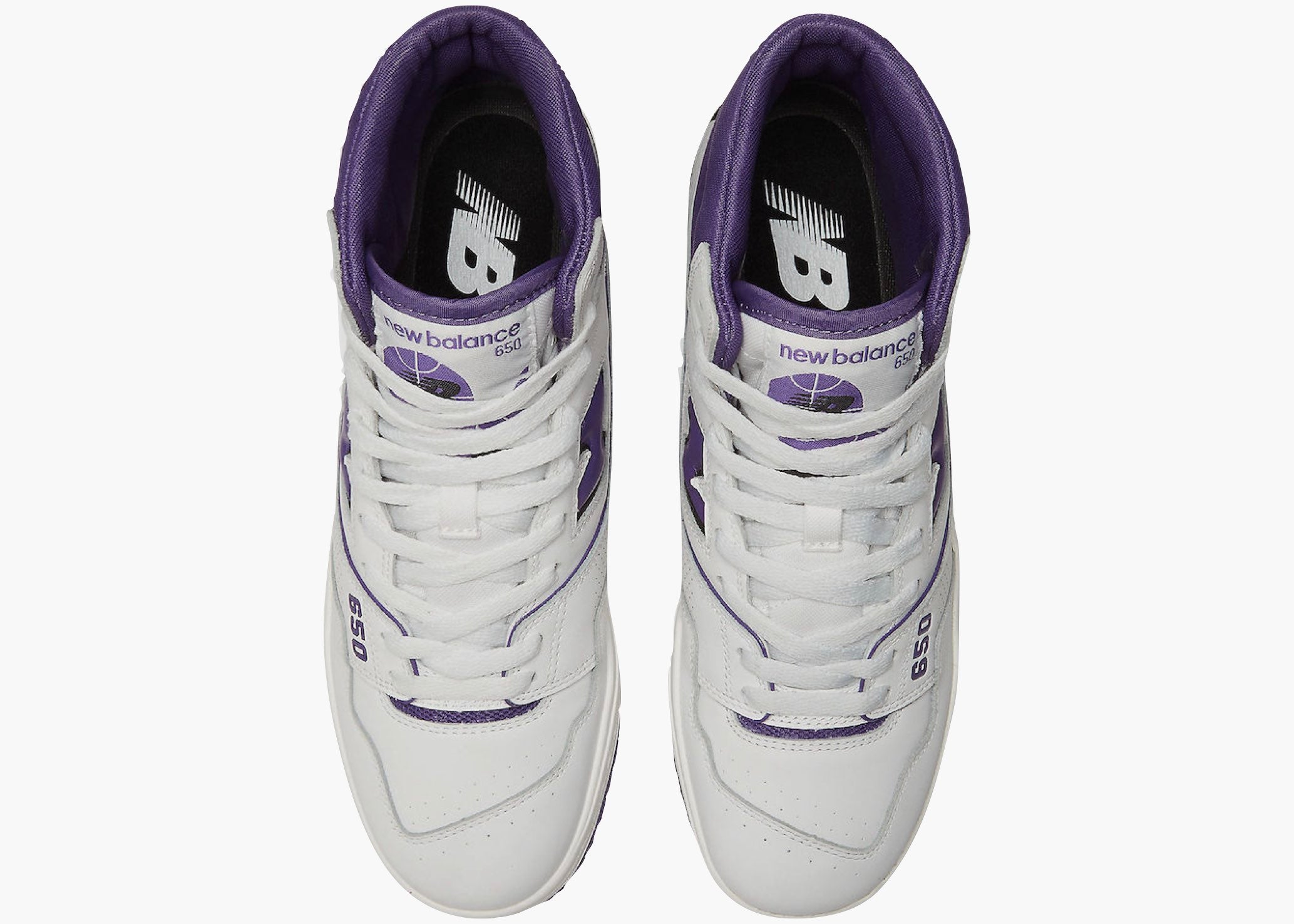 New Balance 650R White Interstellar Purple BB650RCF Hype Clothinga Limited Edition