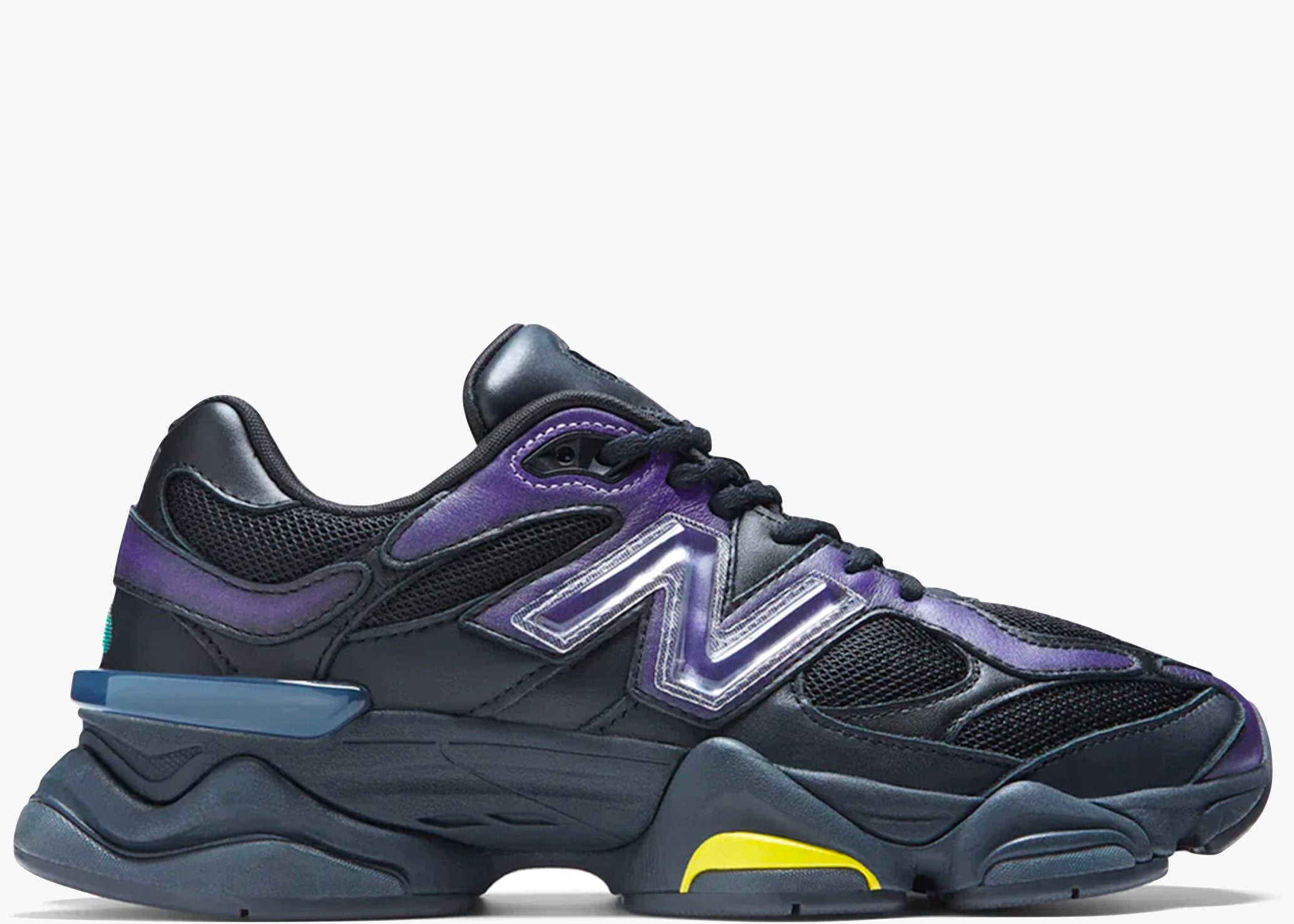 New Balance 9060 Mowalola Burglarwear Black Purple Yellow Hype Clothinga Limited Edition