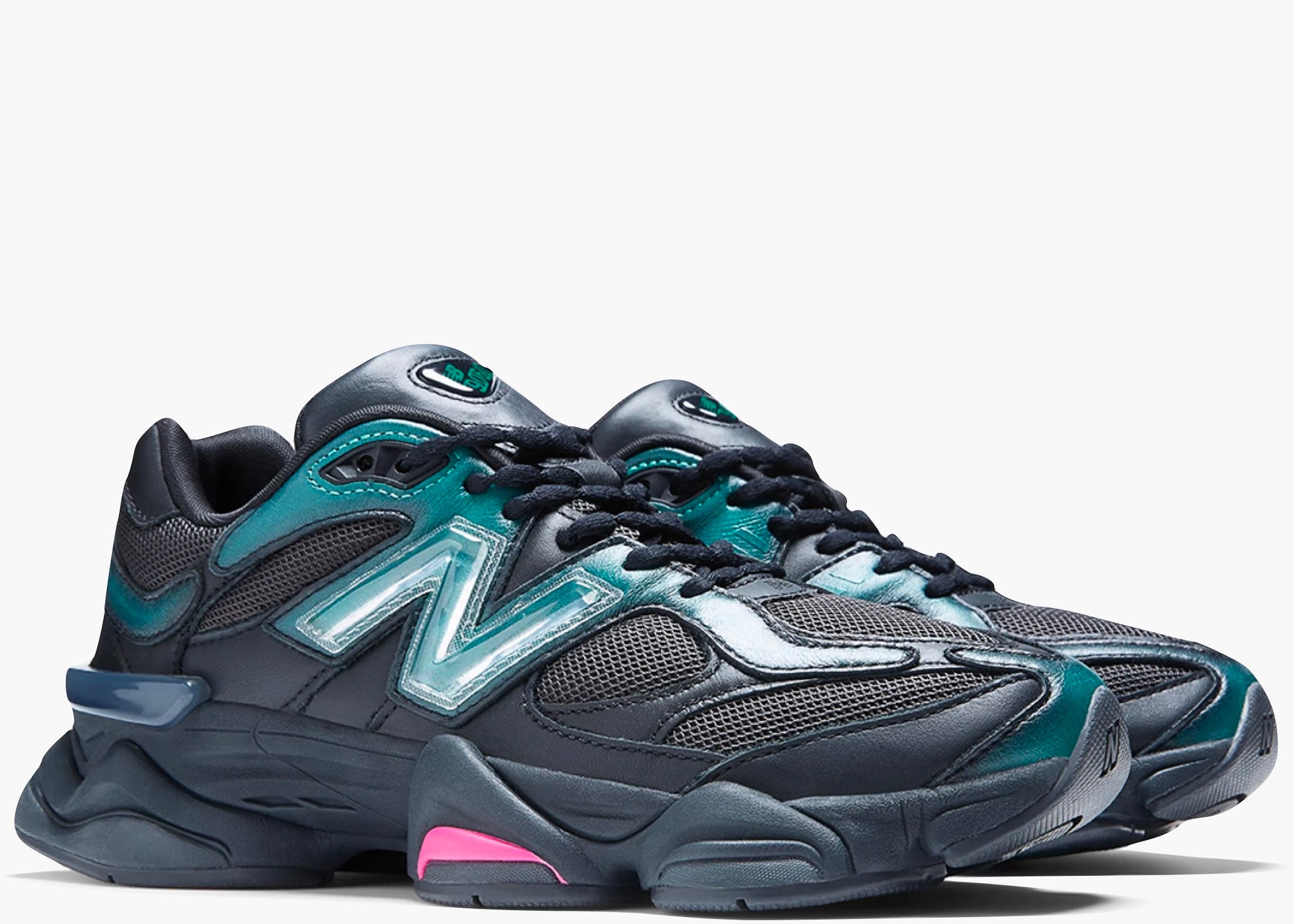 New Balance 9060 Mowalola Burglarwear Black Teal Pink Hype Clothinga Limited Edition