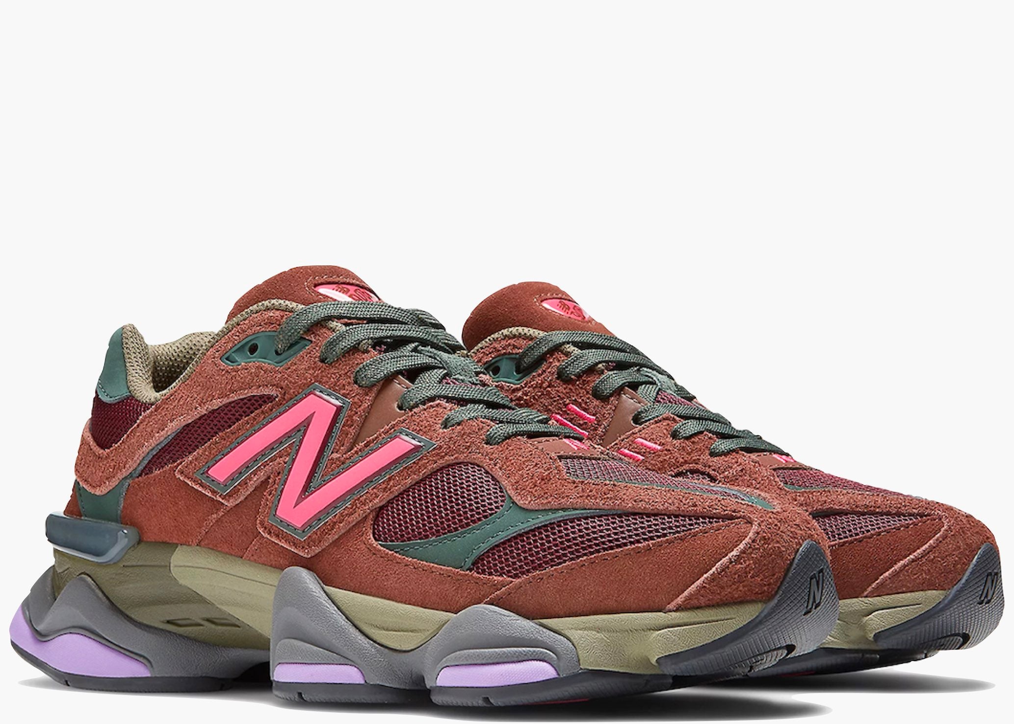 New Balance 9060 Rich Oak Burgundy  U9060BUR Hype Clothinga Limited Edition