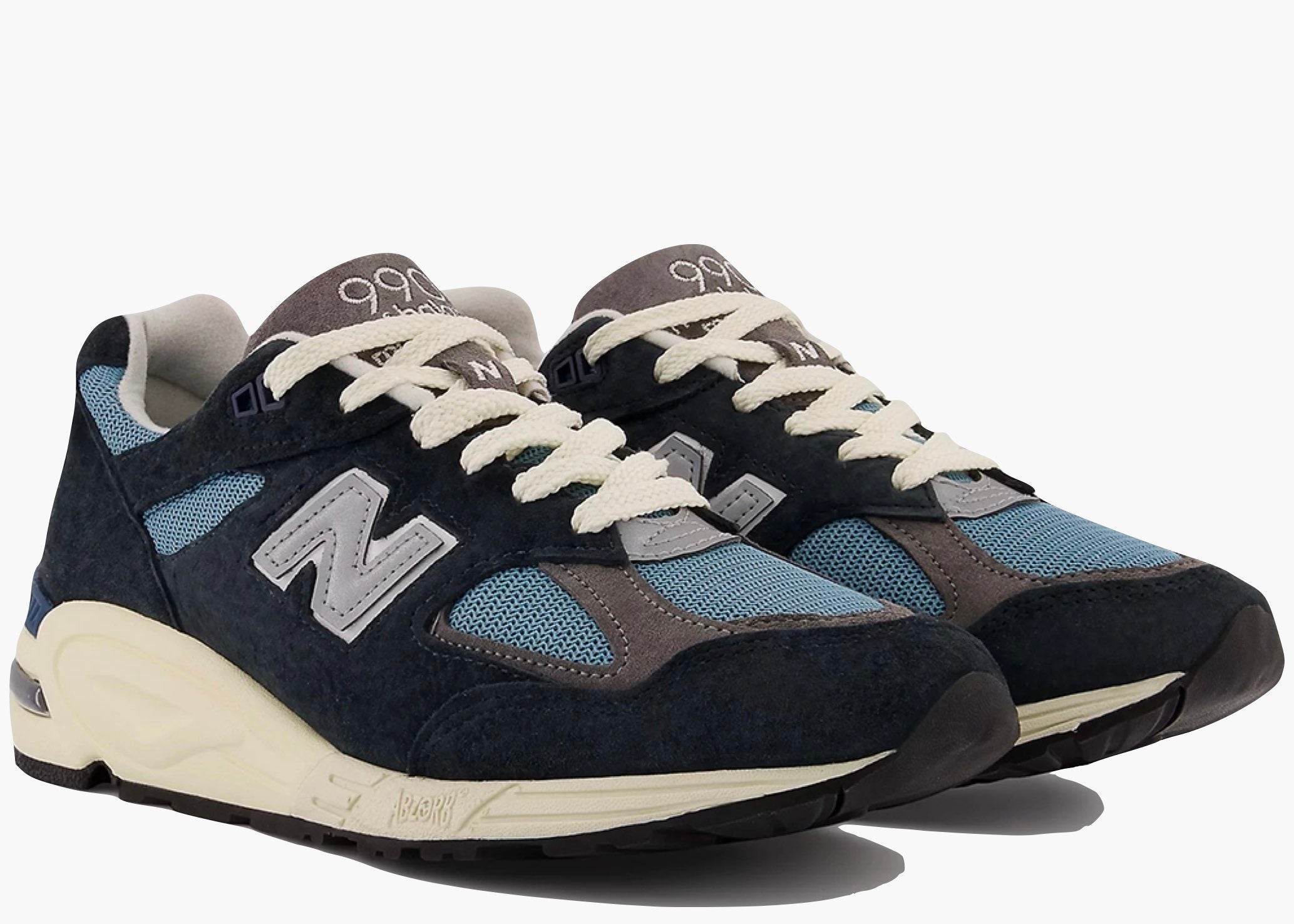 New Balance 990v2 MiUSA Teddy Santis Navy Castlerock Hype clothinga Limited Edition