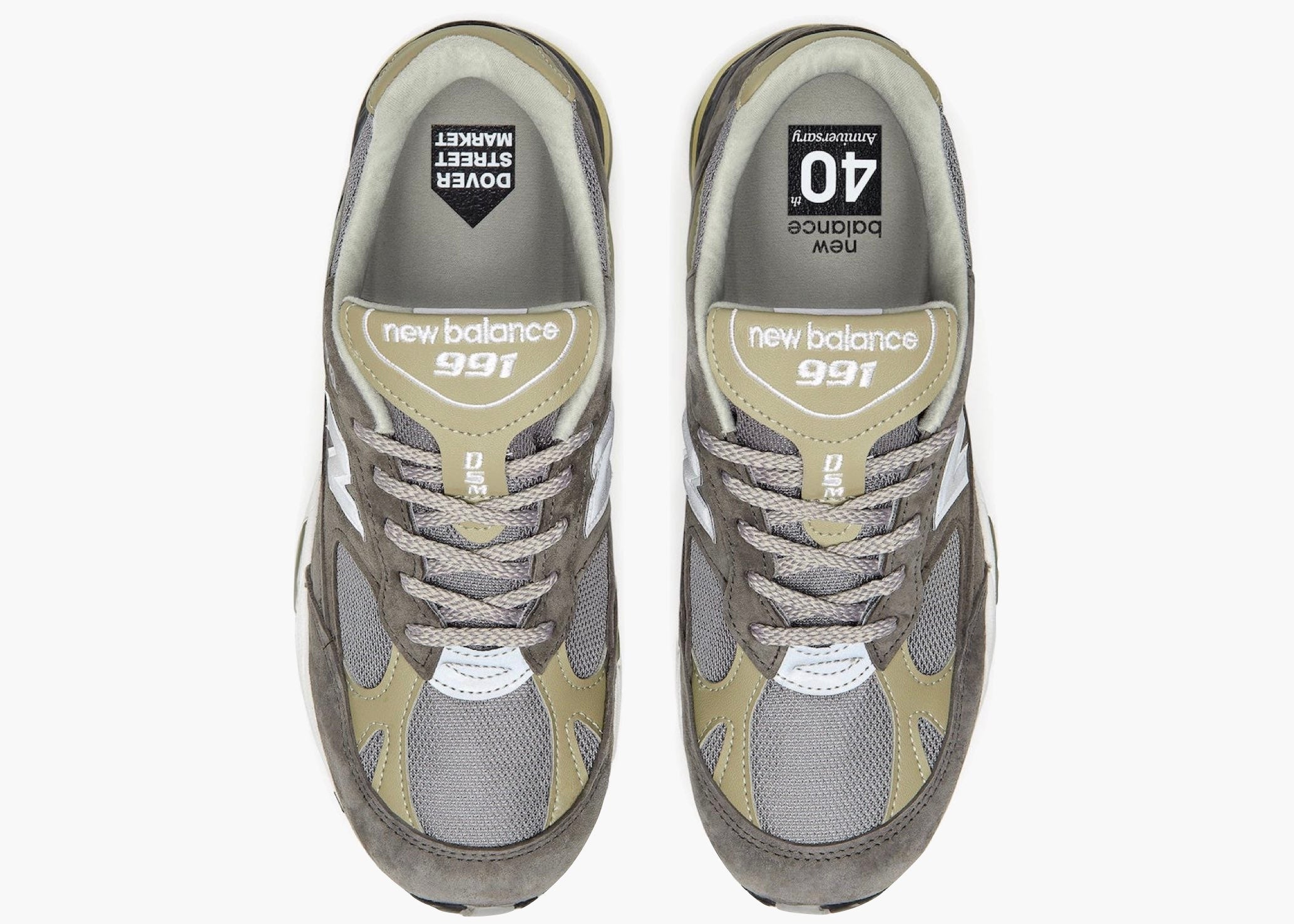 New Balance 991 Dover Street Market MiUK 40th Anniversary Grey | Hype Clothinga