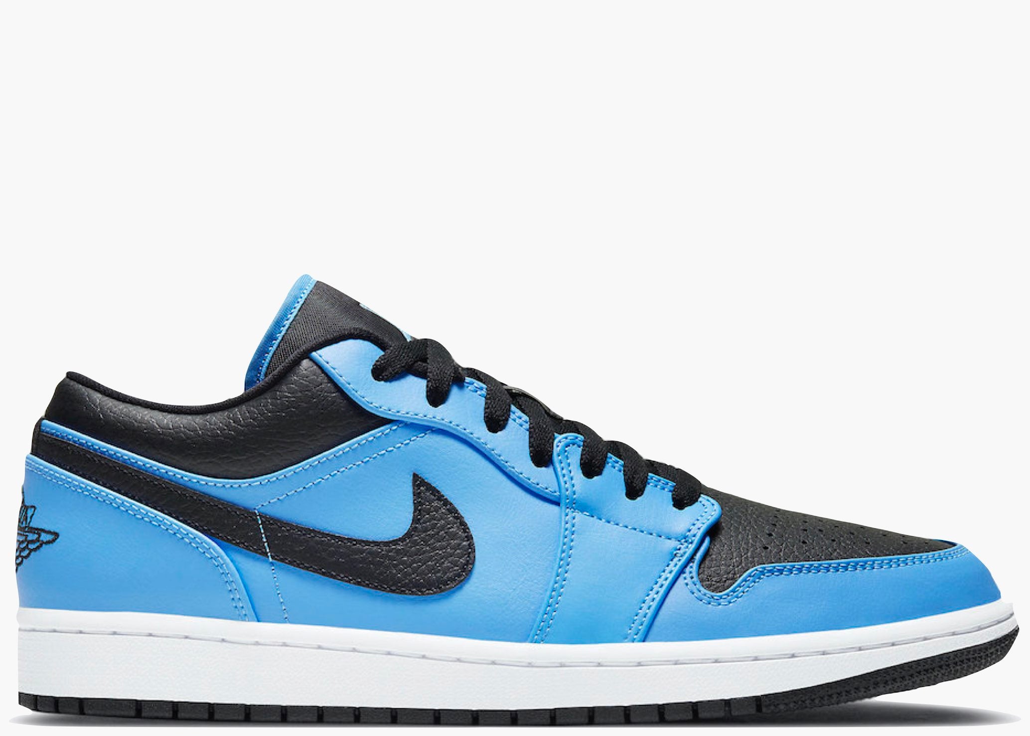 Nike AirJordan 1 Low Laser Blue Black 553558-403 Hype Clothinga Limited Edition