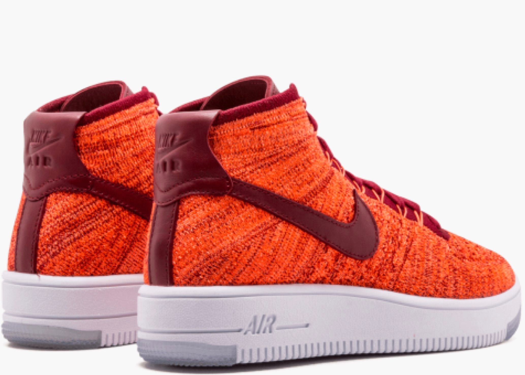 Nike Air Force 1 Flyknit Total Crimson Team Red (w) 818018-800 Hype Clothinga
