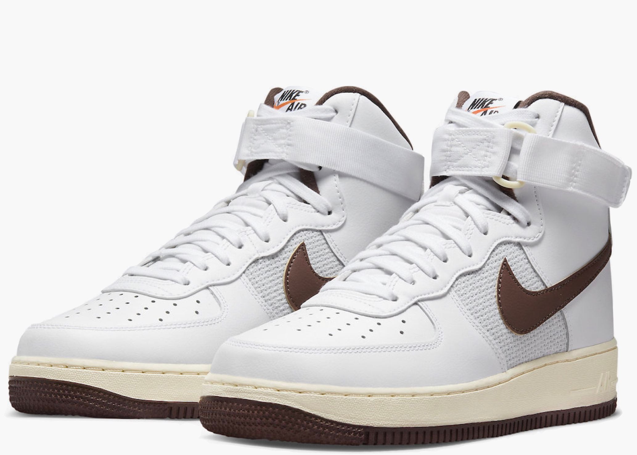 Nike Air Force 1 High '07 Vintage White Light Chocolate Hype clothinga Limited Edition
