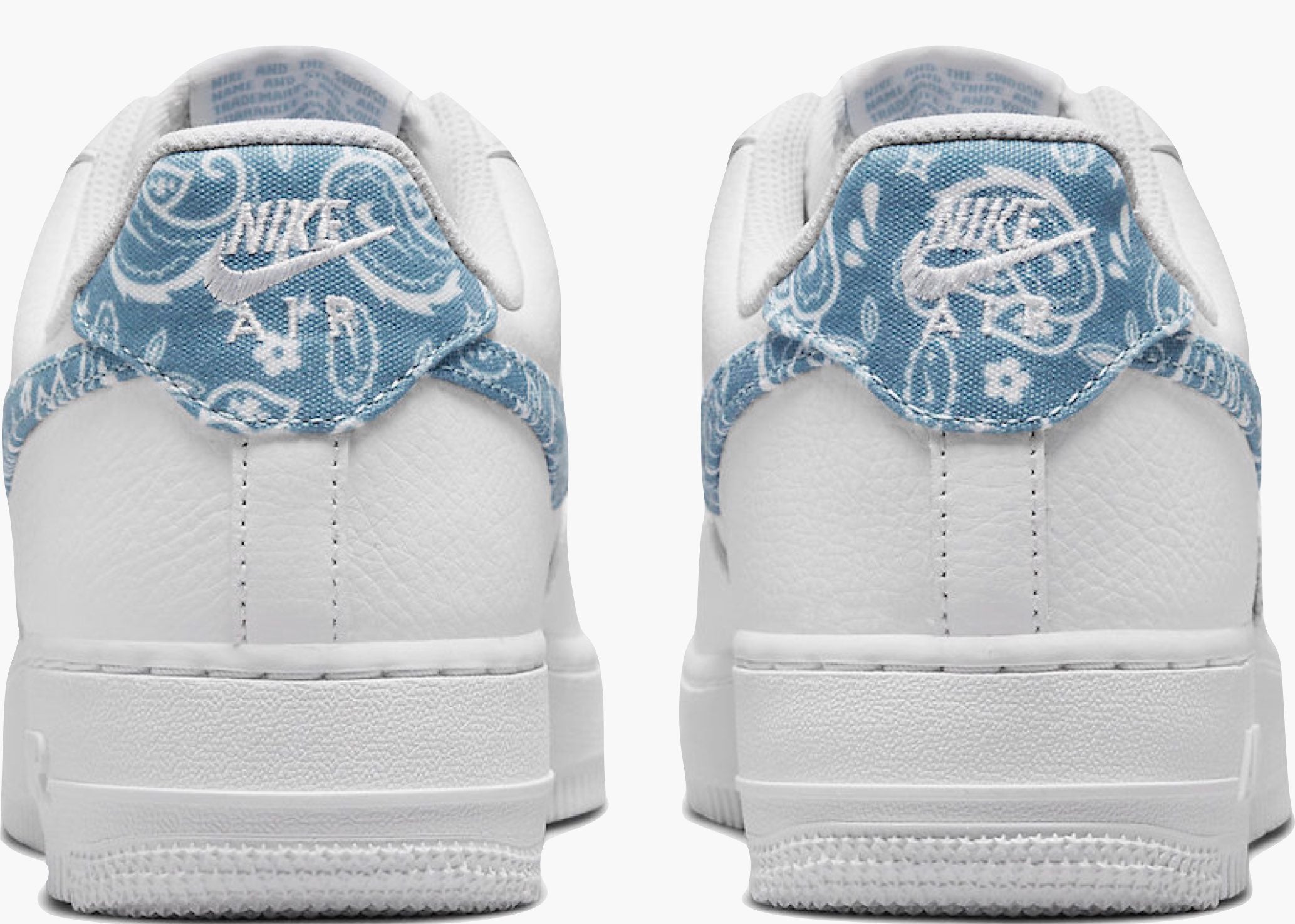 Nike Air Force 1 Low '07 Essential White Worn Blue Paisley (W) Hype Clothinga Limited Edition
