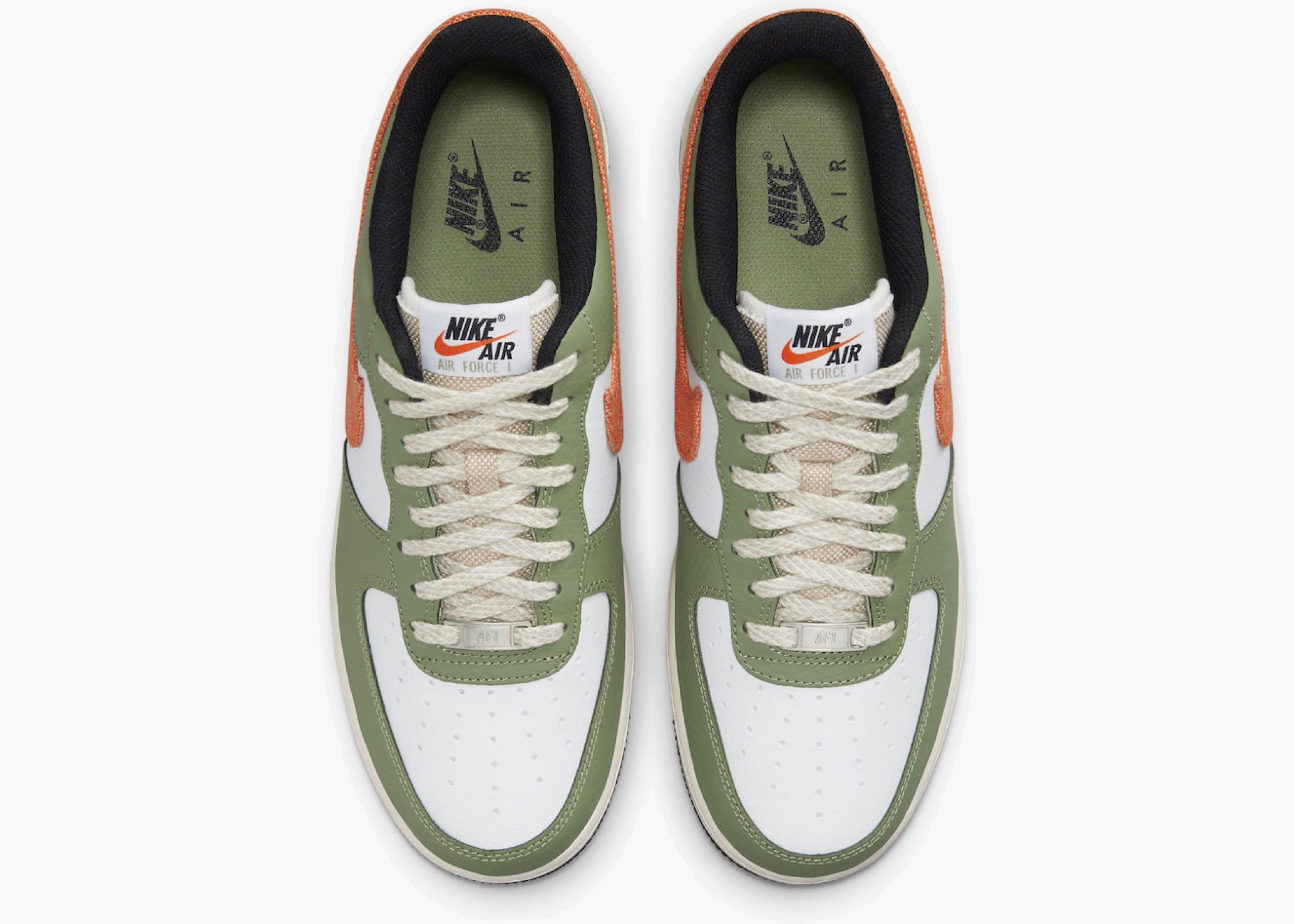 Nike Air Force 1 Low '07 Oil Green Orange  FD0758-386 Hype Clothinga Limited Edition