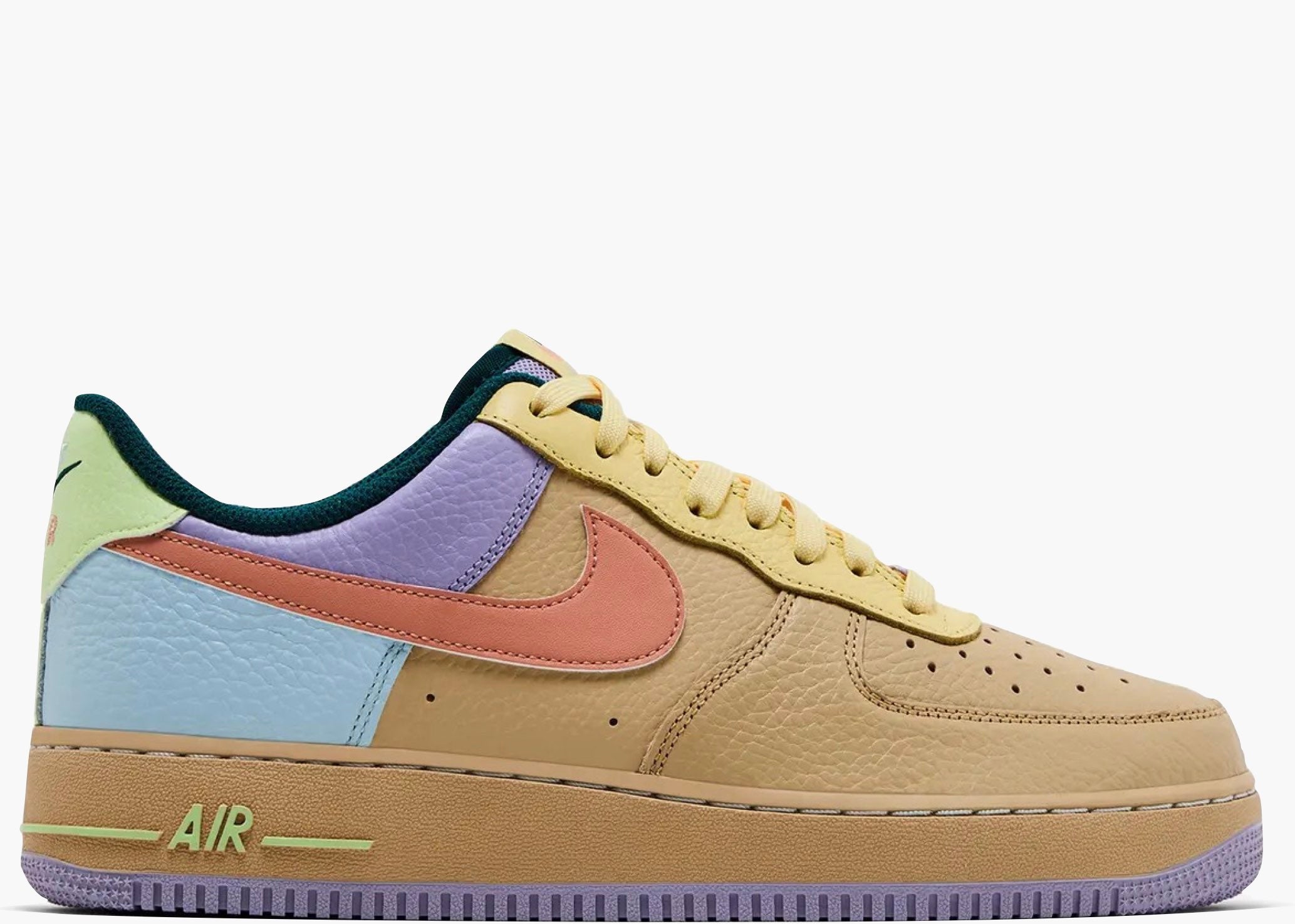 Nike Air Force 1 Low '07 Sesame Hydrangeas Soft Yellow Apricot Agate  IB4493-252 Hype Clothinga Limited Edition