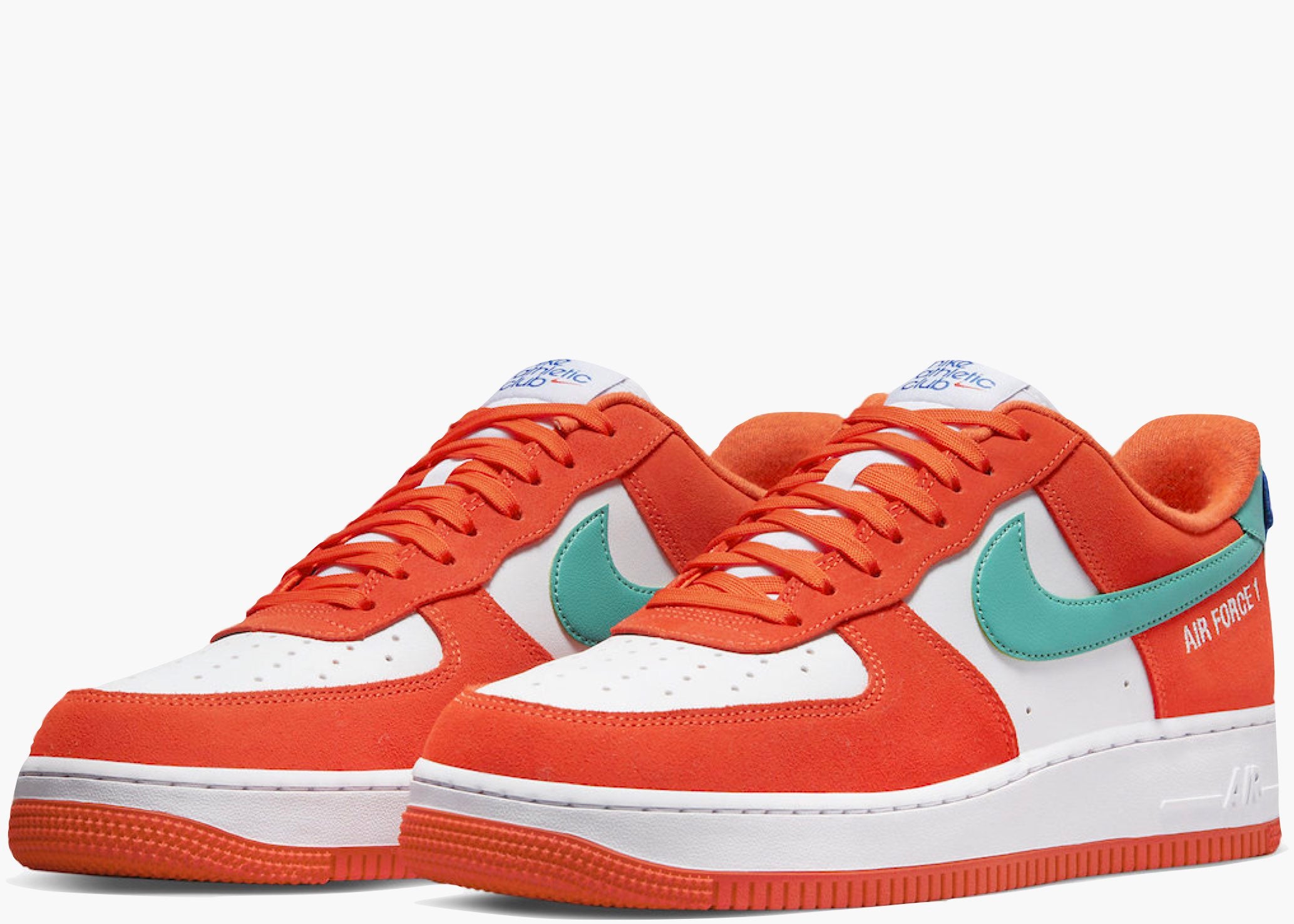 Nike Air Force 1 Low Athletic Club White Orange DH7568-800 Hype Clothinga Limited Edition