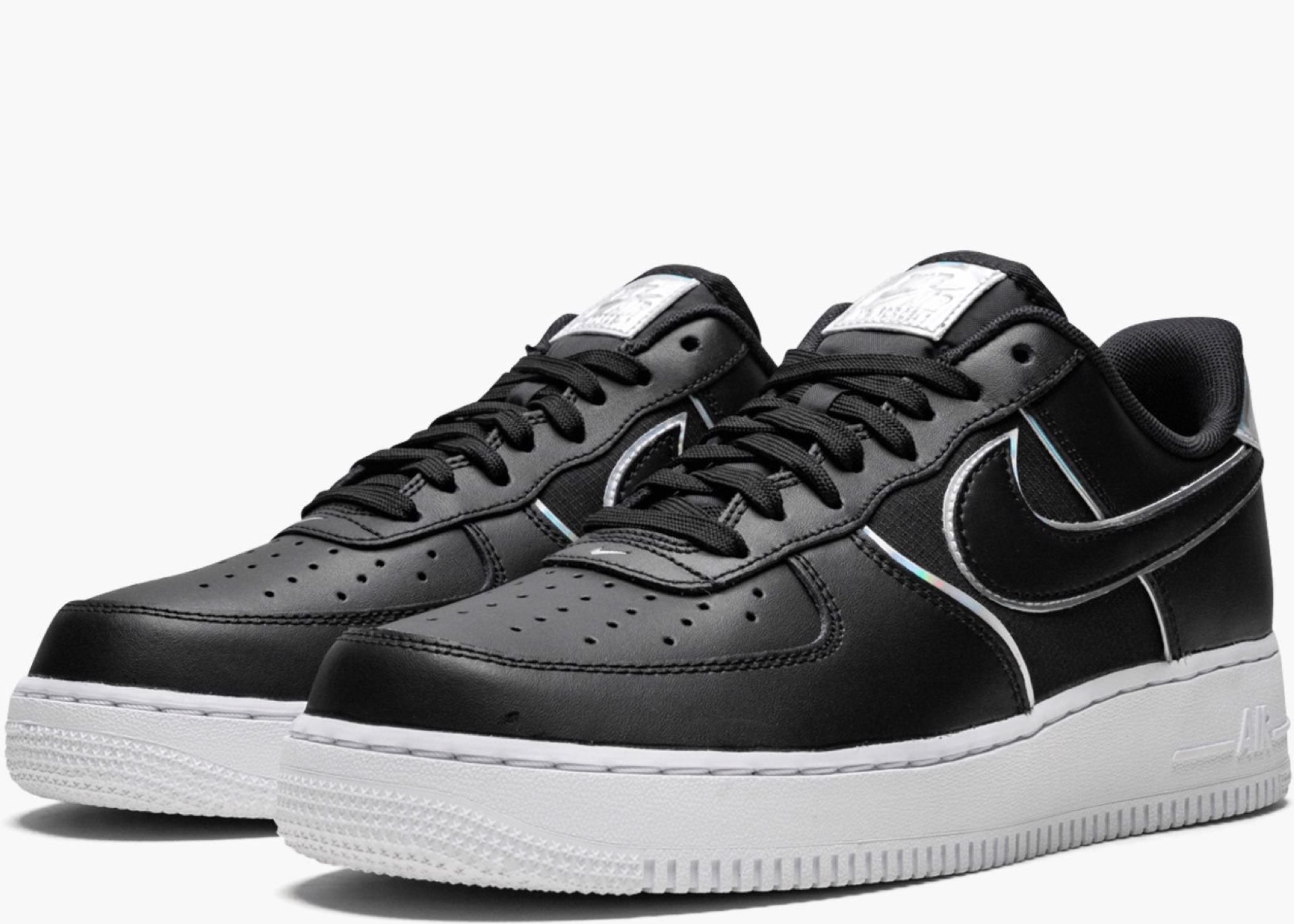 Nike Air Force 1 Low Black Iridescent Outline AT6147-001 Hype Clothinga