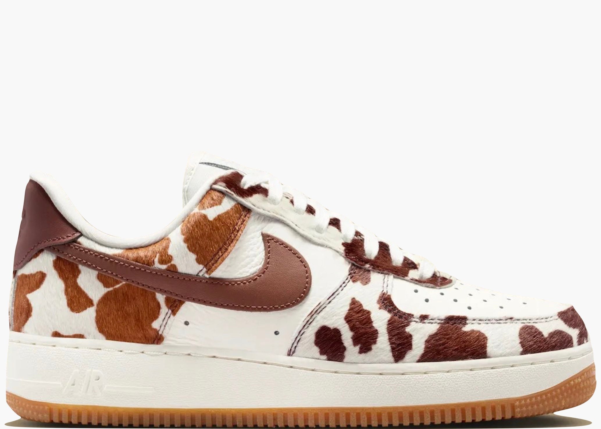 Nike Air Force 1 Low Cow Print Field Brown (W) IO0442-200 Hype Clothinga Limited Edition