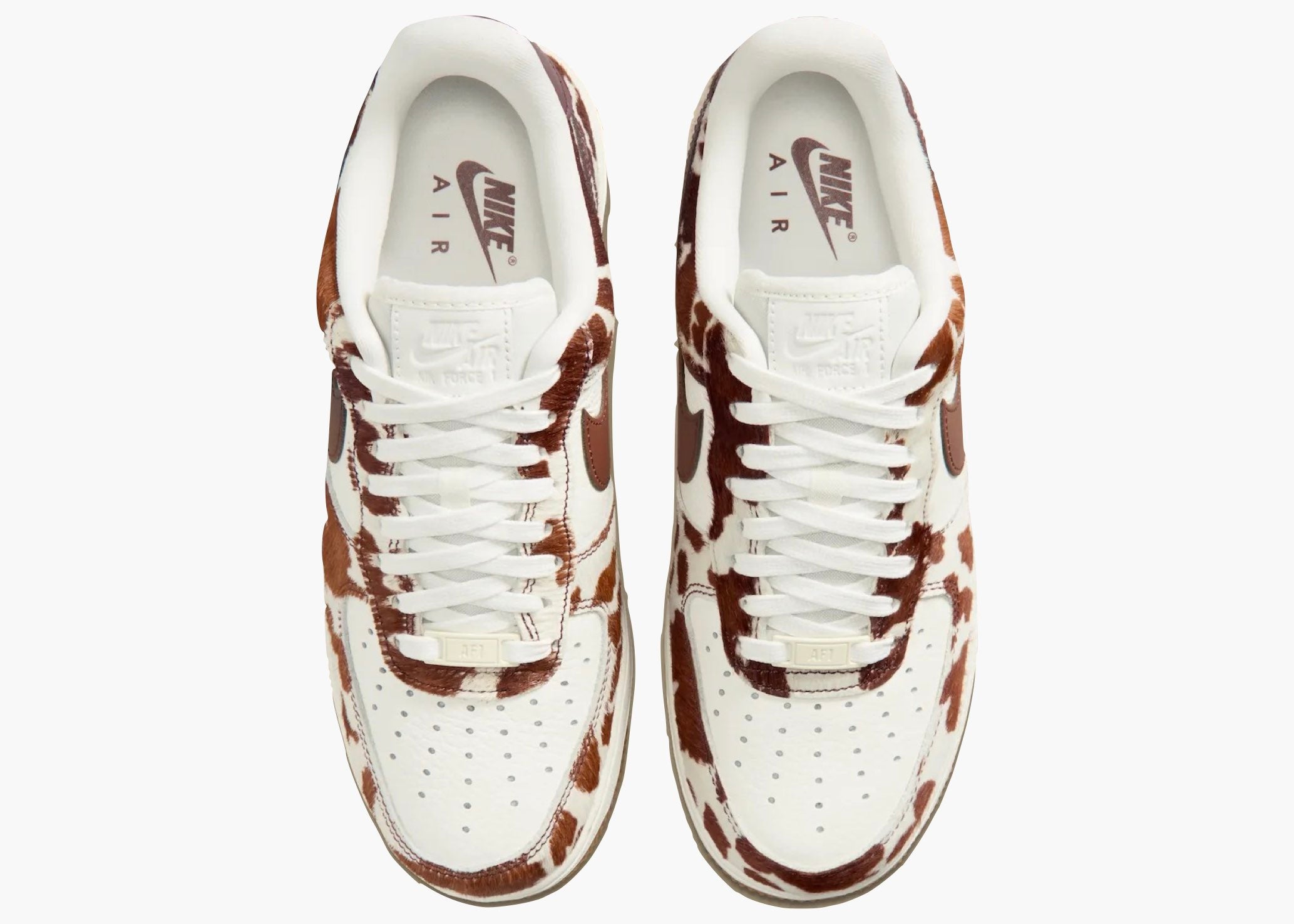 Nike Air Force 1 Low Cow Print Field Brown (W) IO0442-200 Hype Clothinga Limited Edition