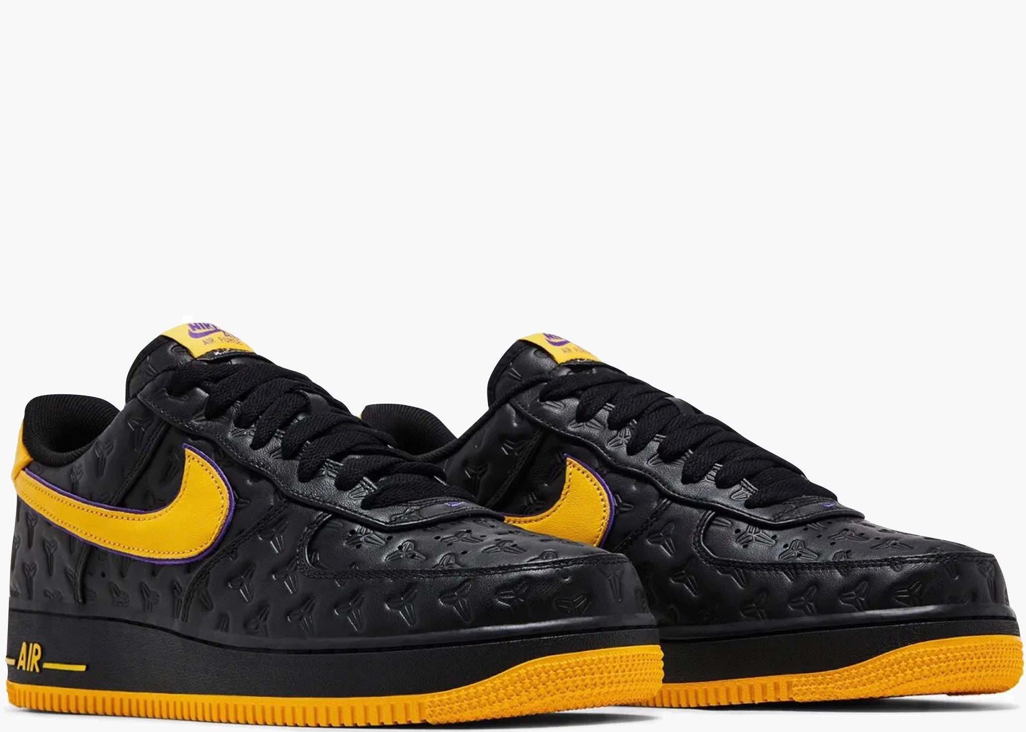 Nike Air Force 1 Low Kobe Bryant Lakers Away (Numbered Edition of 8000) HV5122-001 Hype Clothinga Limited Edition