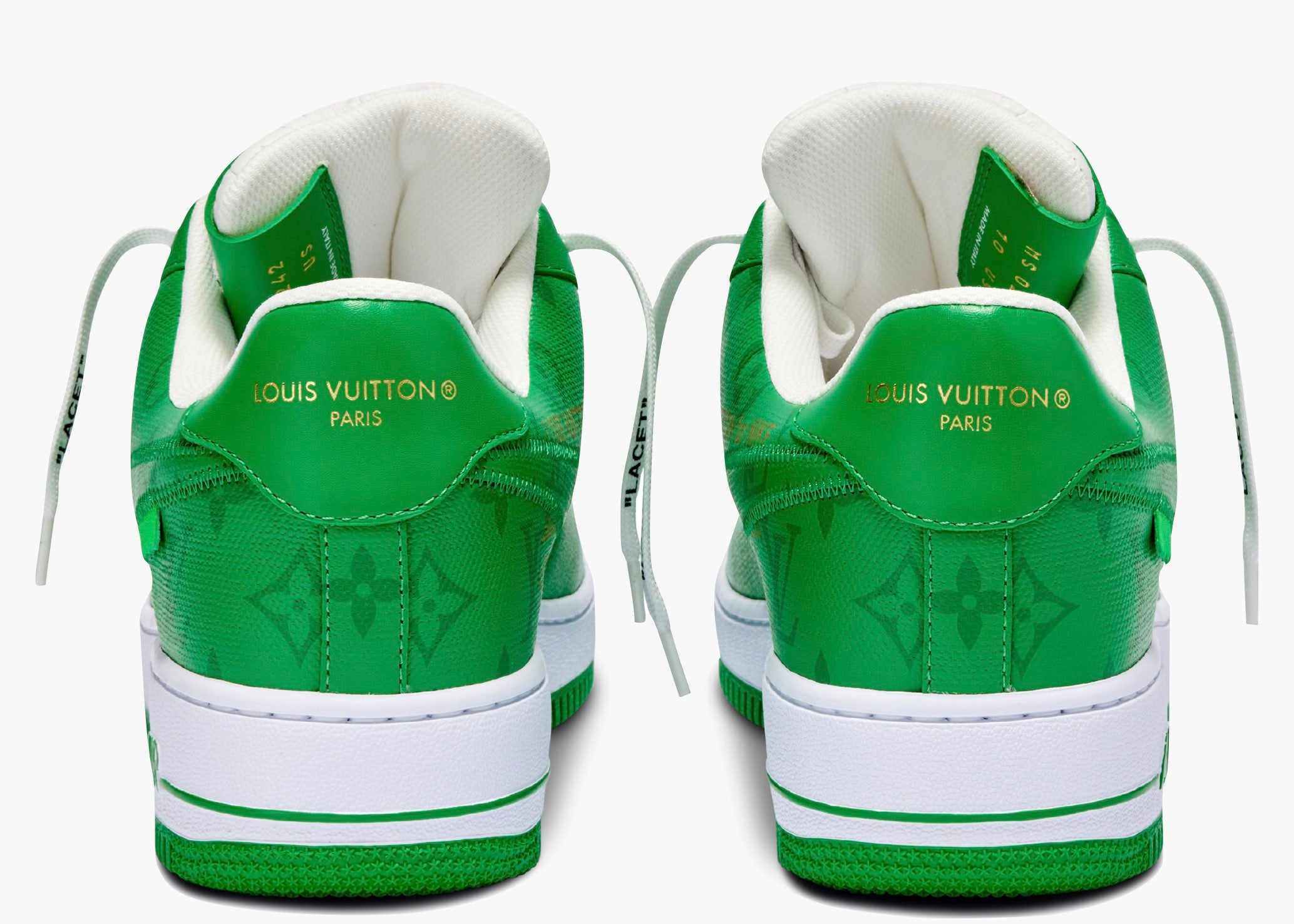 Nike Air Force 1 Low Louis Vuitton By Virgil Abloh Green | Hype Clothinga