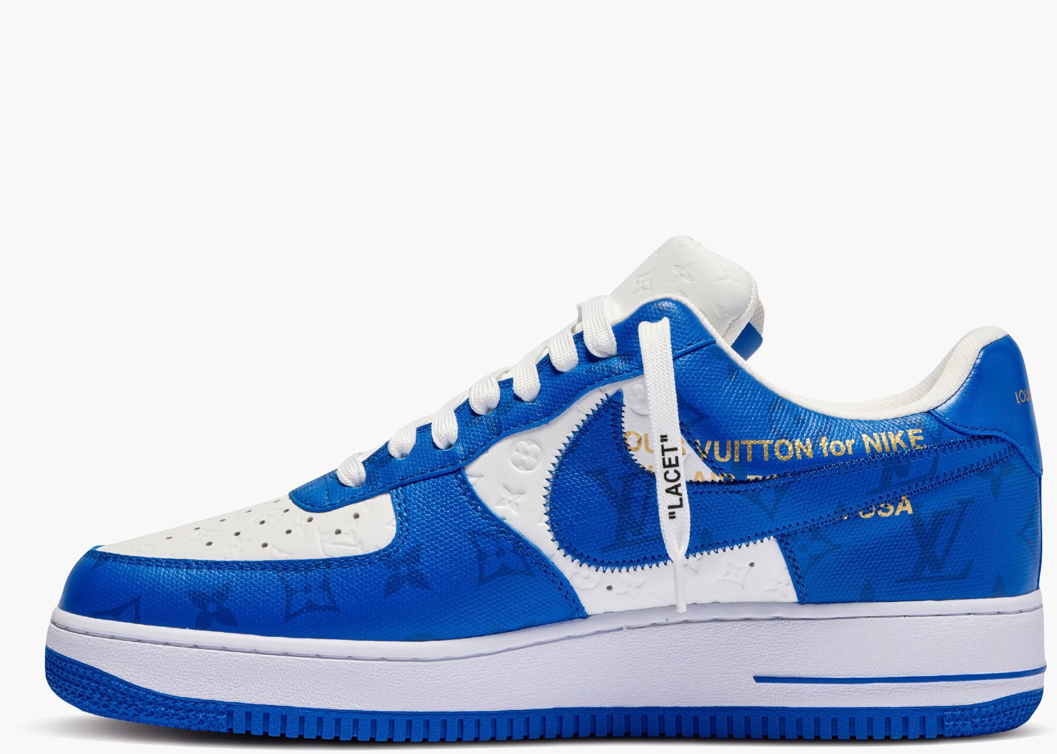 Nike Air Force 1 Low Louis Vuitton By Virgil Abloh Royal | Hype Clothinga