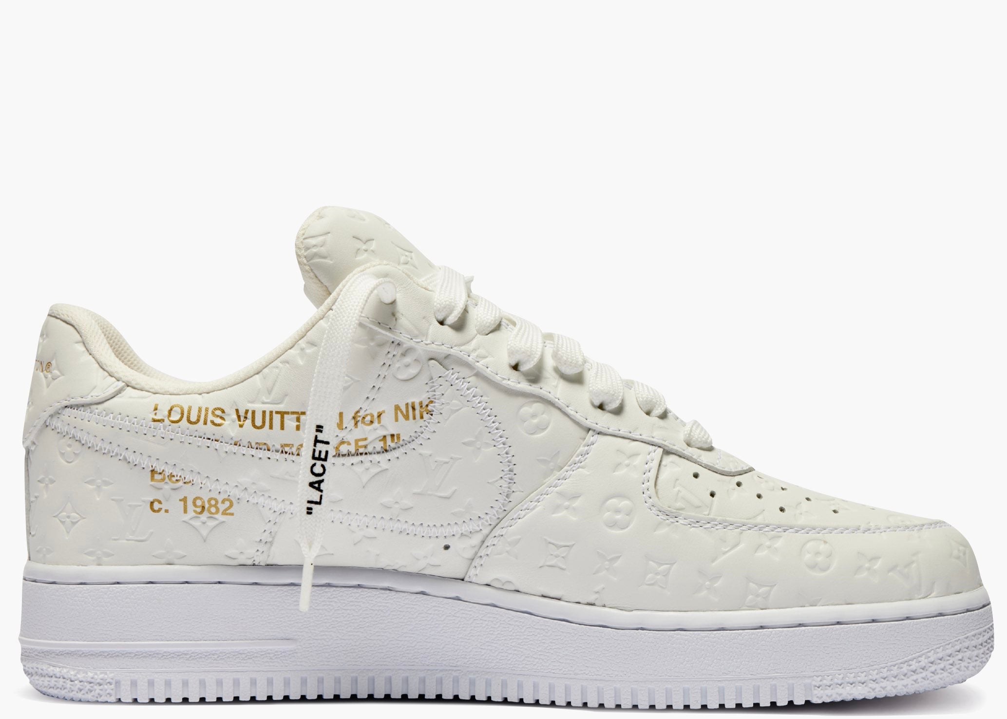 Nike Air Force 1 Low Louis Vuitton By Virgil Abloh White | Hype Clothinga