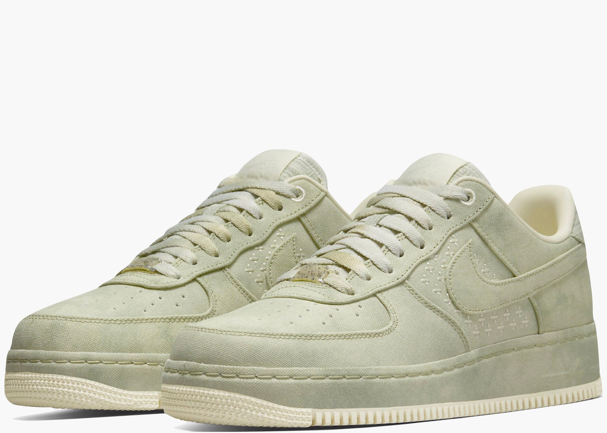 Nike Air Force 1 Low NAI-KE Olive Canvas Hype Clothinga Limited Edition