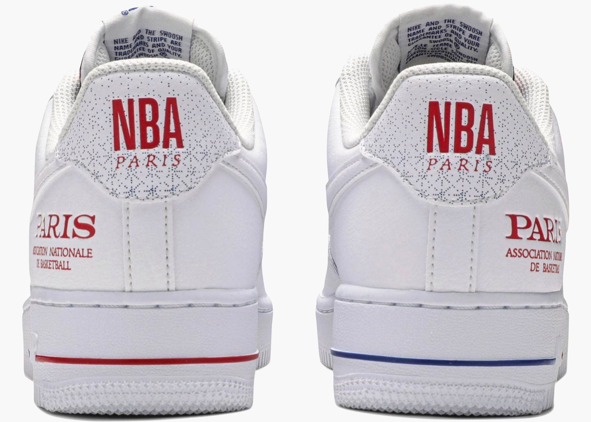 Nike Air Force 1 Low Nba Paris Game CW2367-100 Hype Clothinga