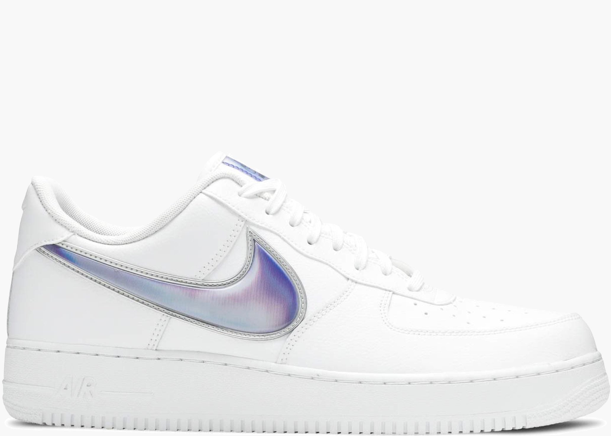 Nike Air Force 1 Low Oversized Swoosh White Racer Blue AO2441-101 Hype Clothinga