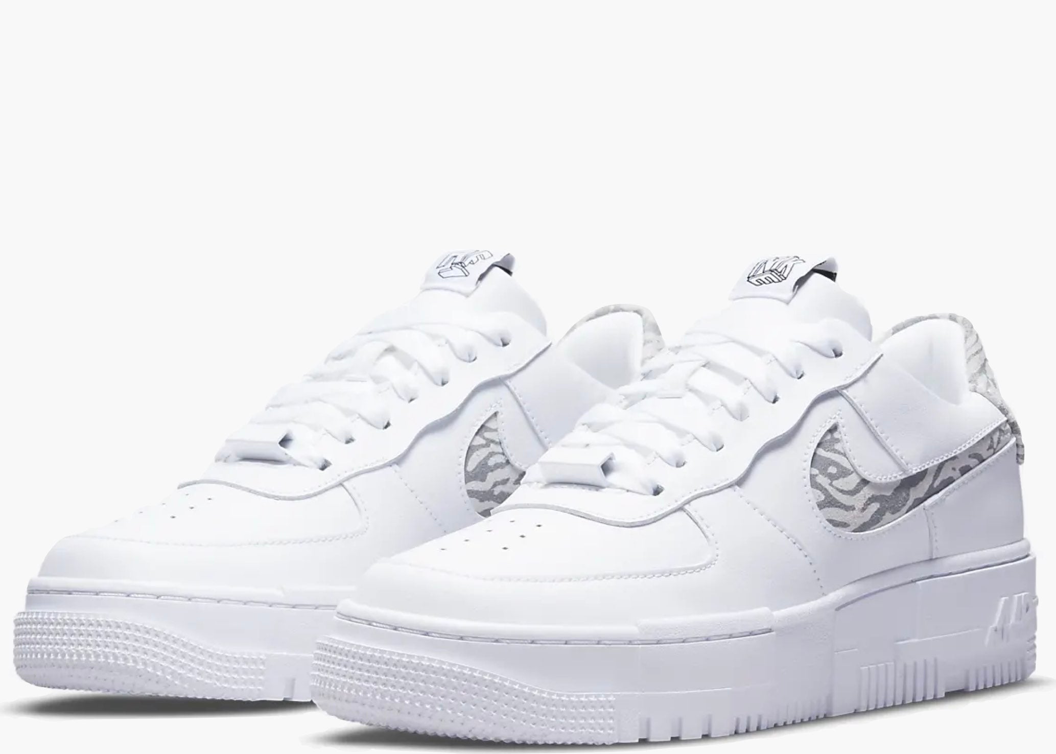 Nike Air Force 1 Low Pixel SE White Zebra (W)  DH9632-100 Hype Clothinga Limited Edition