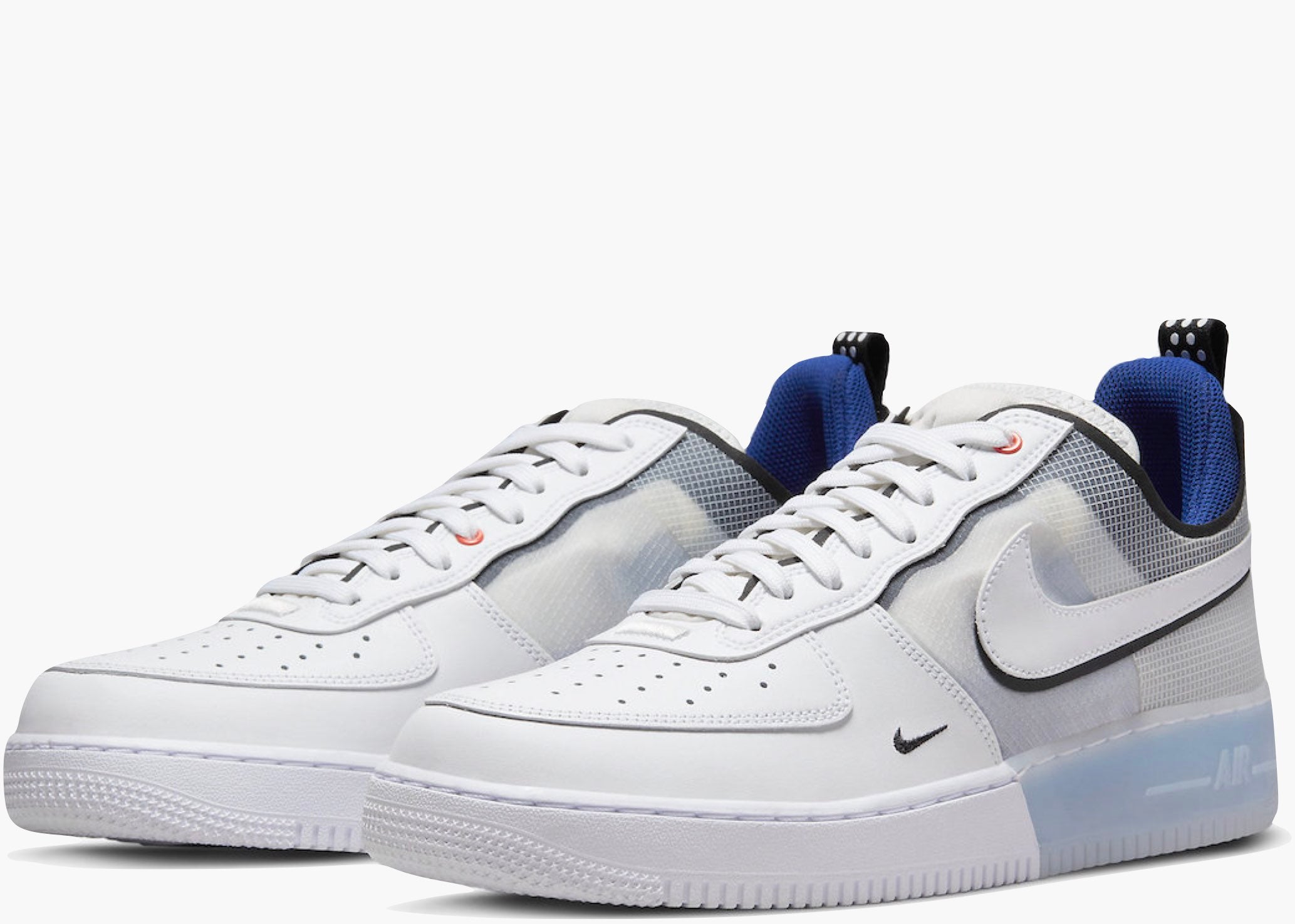 Nike Air Force 1 Low React Split White Photo Blue Hype Clothinga Limited Edion