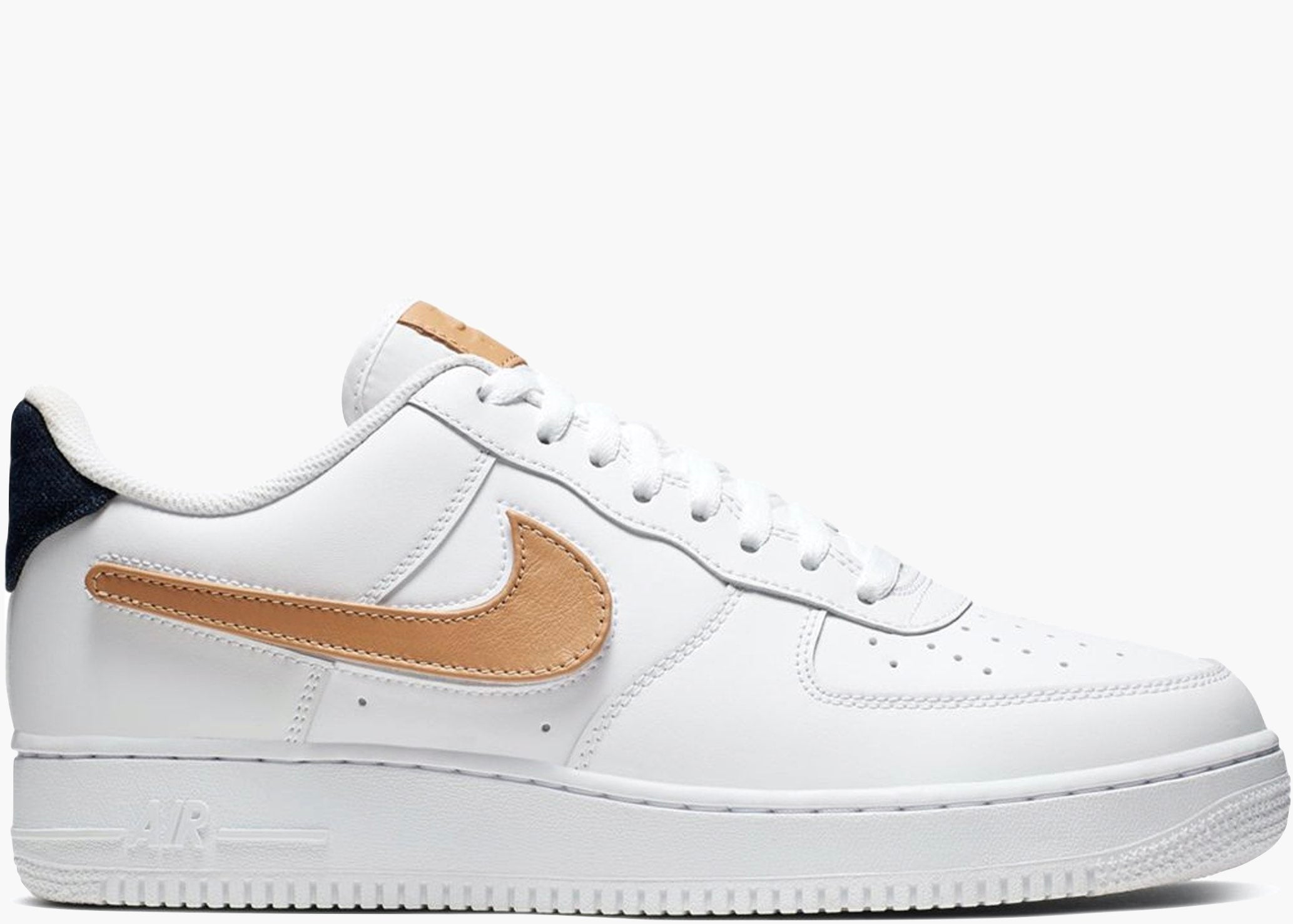 Nike Air Force 1 Low Removable Swoosh Pack Vacchetta Tan CT2253-100 Hype Clothinga