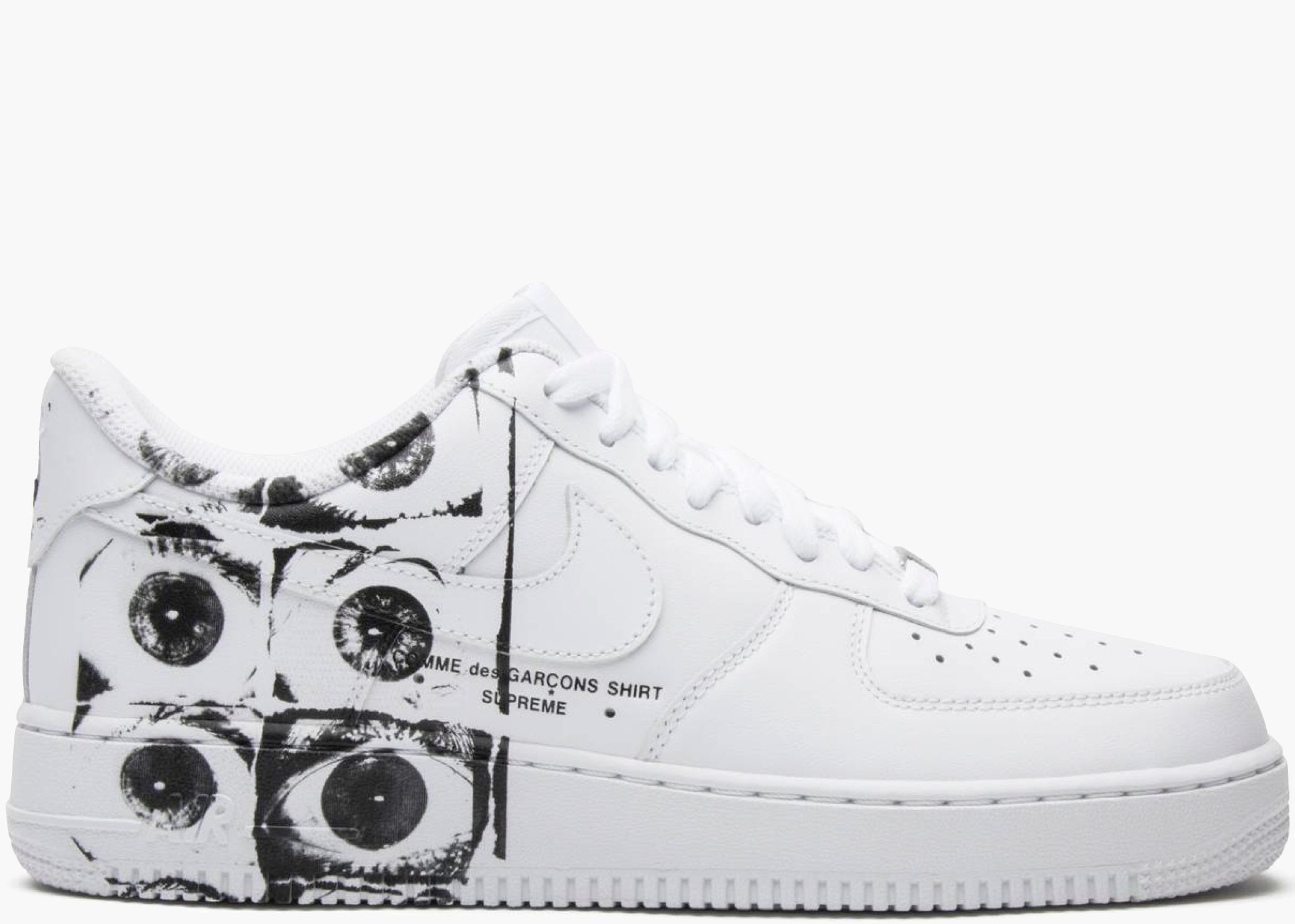 Nike Air Force 1 Low Supreme Comme Des Garcons Shirt 923044-100 Hype Clothinga