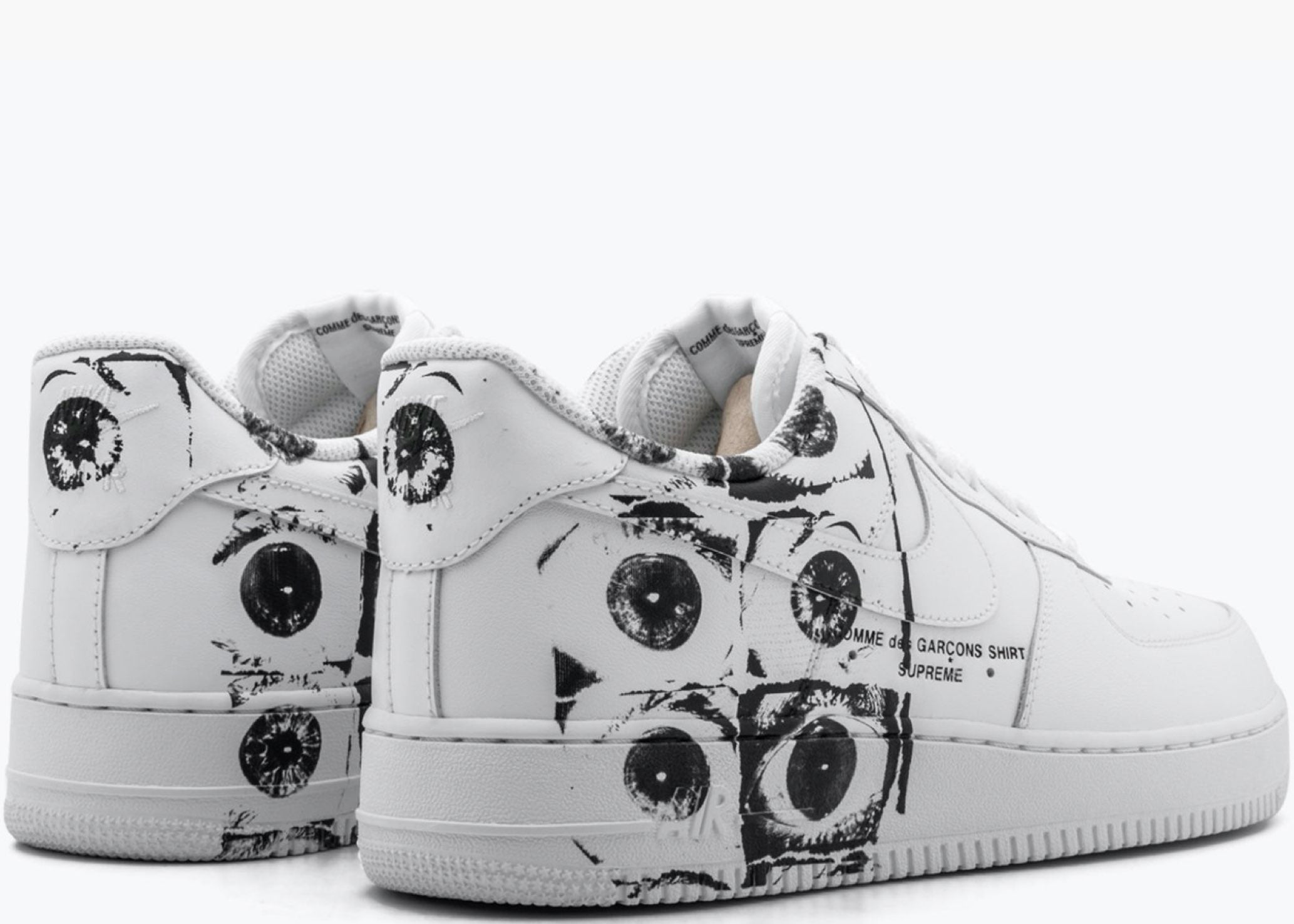 Nike Air Force 1 Low Supreme Comme Des Garcons Shirt 923044-100 Hype Clothinga