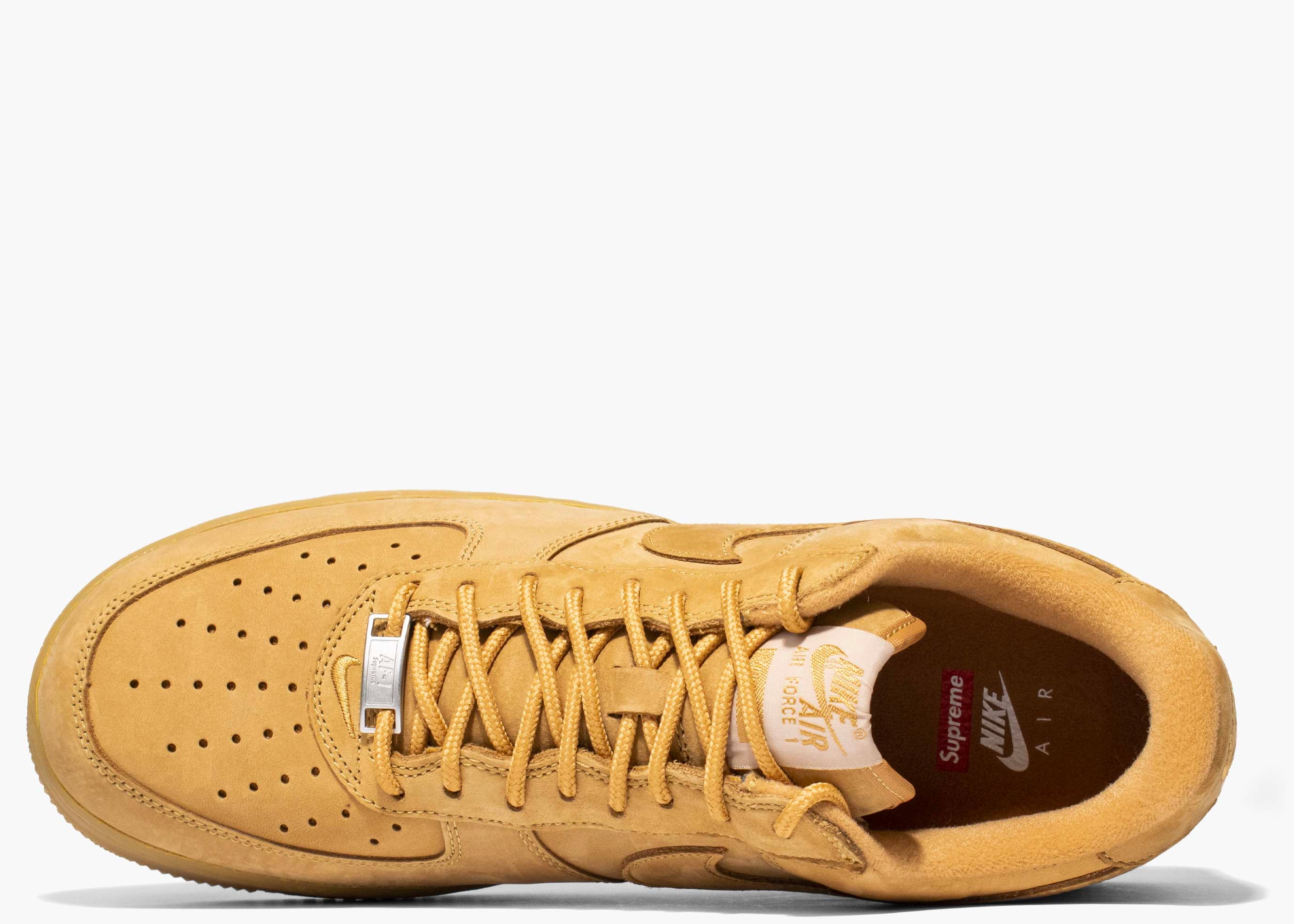 Nike Air Force 1 Low Supreme Flax Hype Clothinga Limited Edition