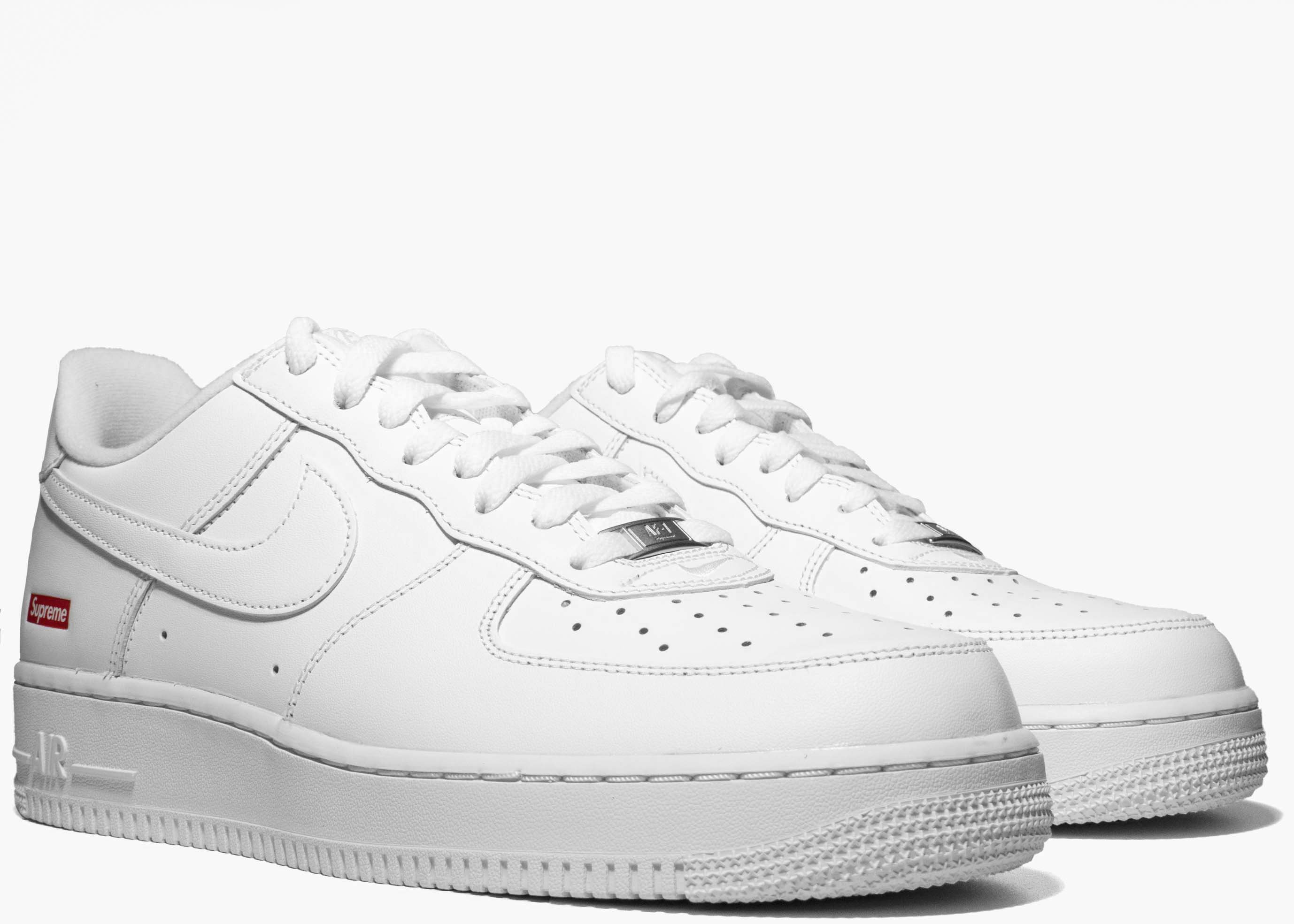 Nike Air Force 1 Low Supreme White CU9225-100 Hype Clothinga Limited Edition
