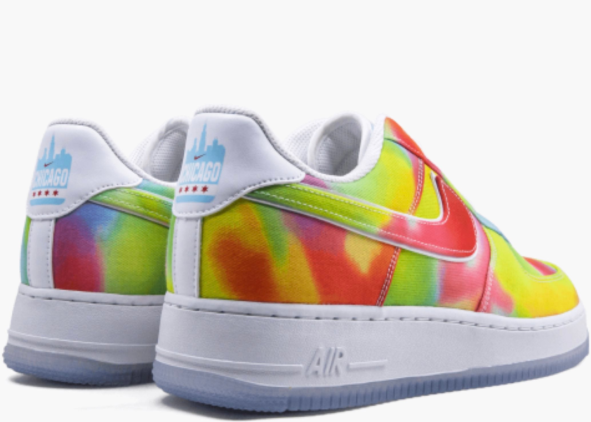 Nike Air Force 1 Low Tie Dye Chicago CK0838-100 Hype Clothinga