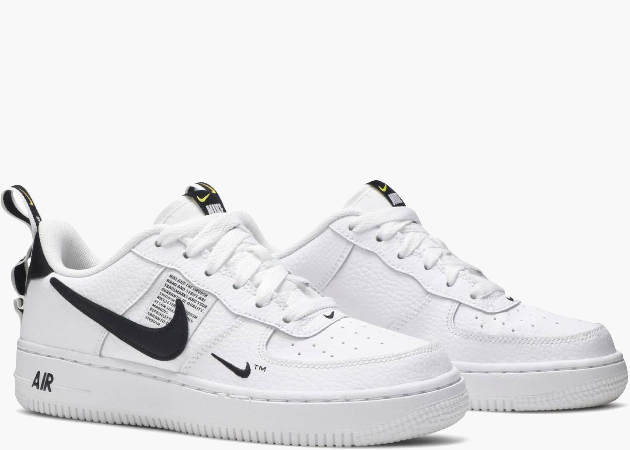 Nike Air Force 1 Low Utility White Black (gs) AR1708-100 Hype Clothinga