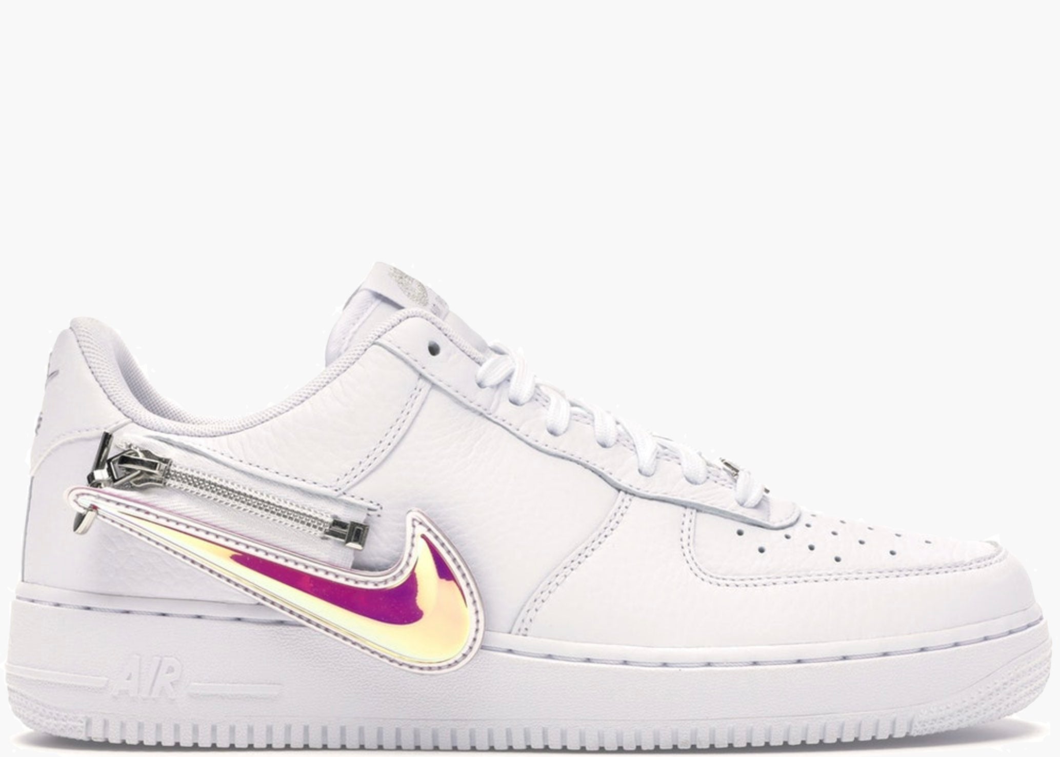 Nike Air Force 1 Low Zip Swoosh White. Hype Clothinga