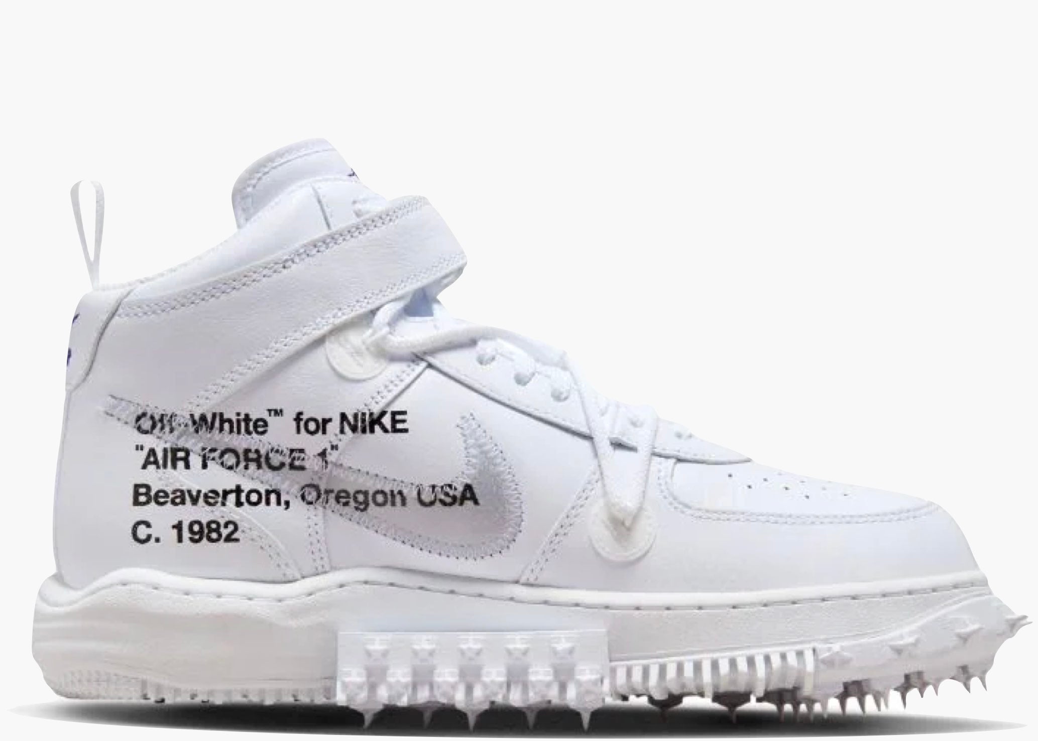Nike Air Force 1 Mid Off-White Graffiti White
