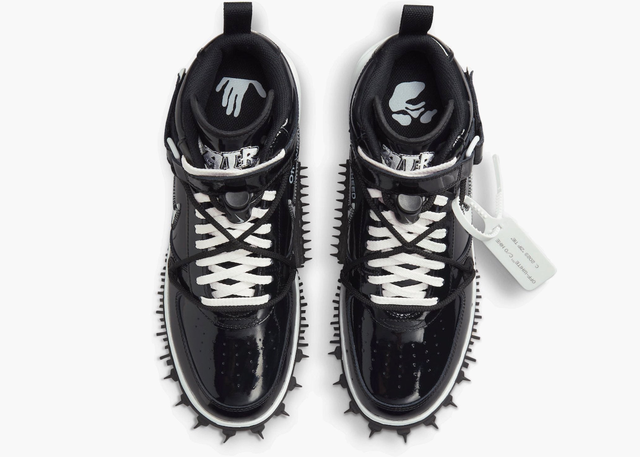 ‎Nike Air Force 1 Mid Off-White Sheed DR0500-001 Hype Clothinga Limited Edition