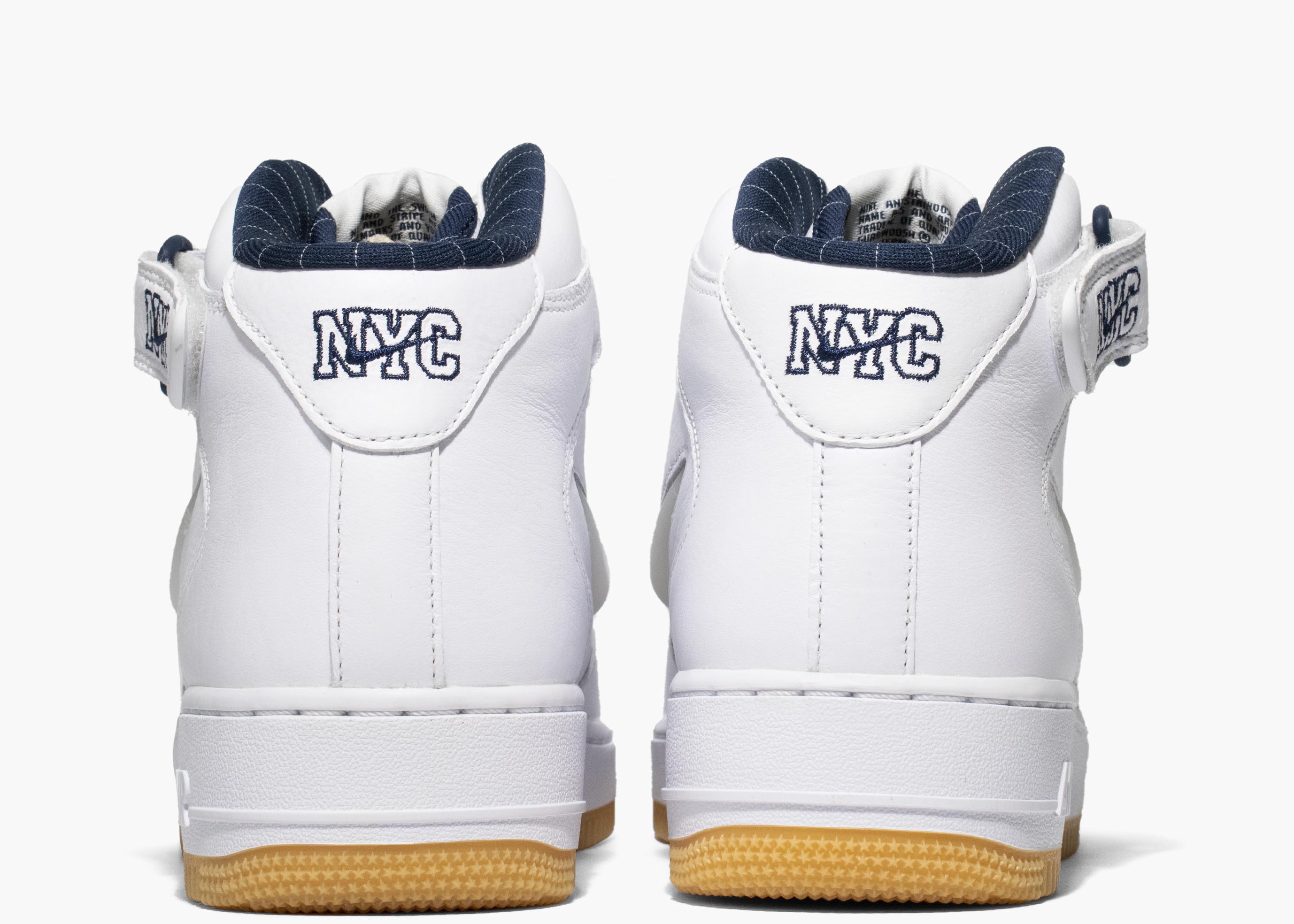 Nike Air Force 1 Mid QS Jewel NYC White Midnight Navy DH5622-100 hype clothinga limited edition