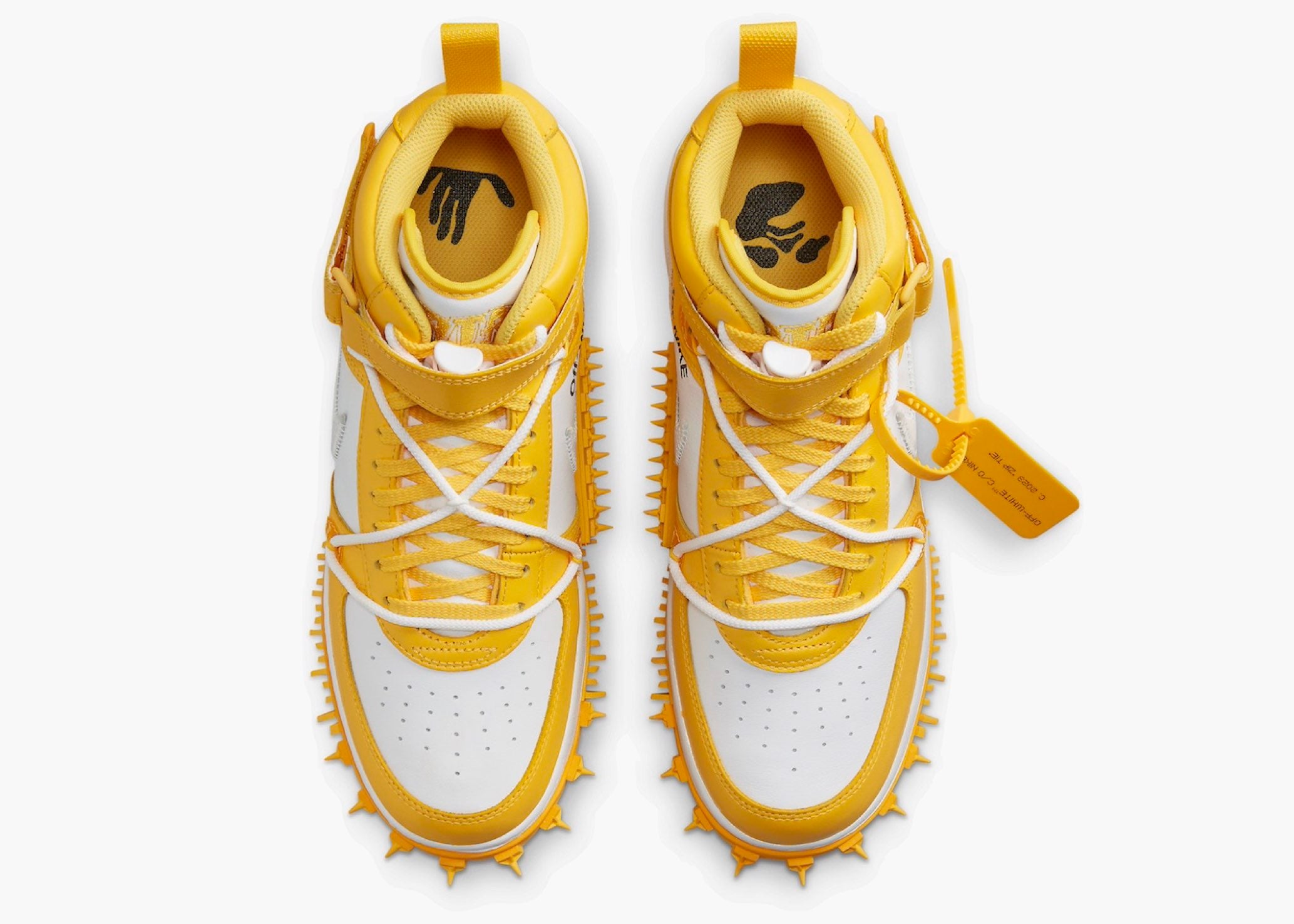Nike Air Force 1 Mid SP Off-White Varsity Maize DR0500-101 Hype Clothinga Limited Edition