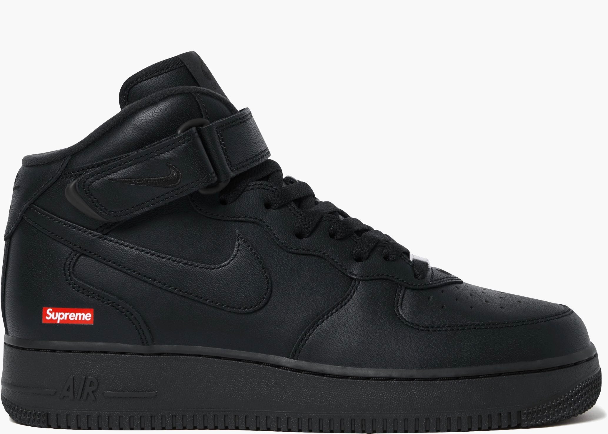 Nike Air Force 1 Mid Supreme Black FZ8784-001 Hype Clothinga Limited Edition