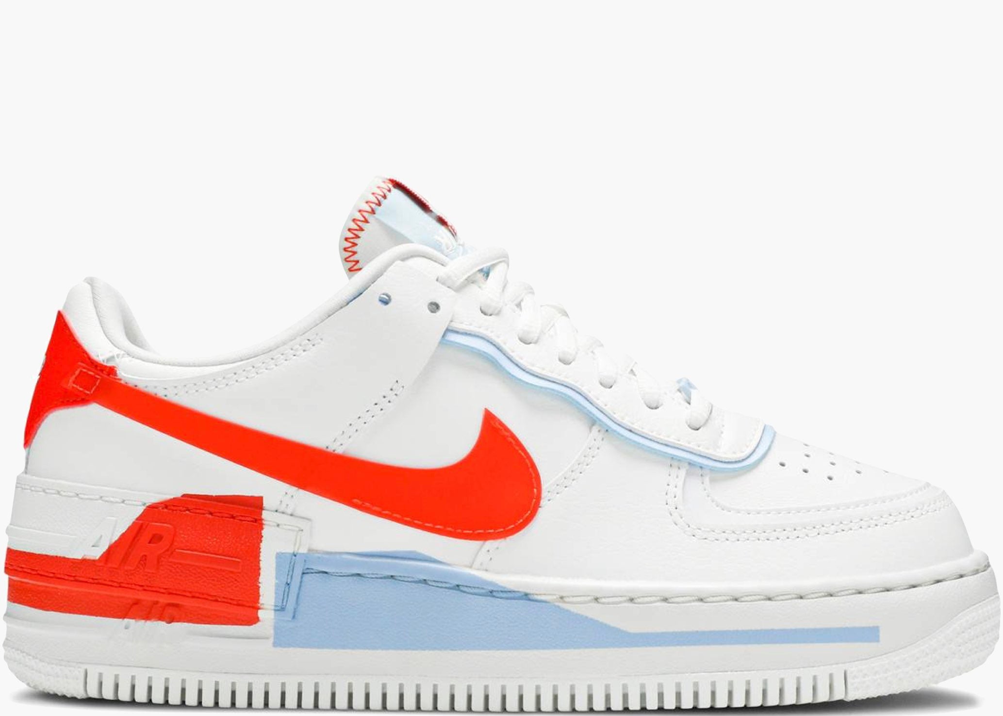 Nike Air Force 1 Shadow Summit White Team Orange (w) CQ9503-100 Hype Clothinga