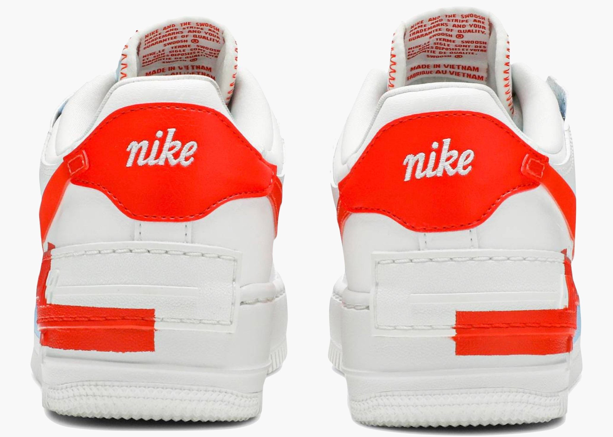 Nike Air Force 1 Shadow Summit White Team Orange (w) CQ9503-100 Hype Clothinga