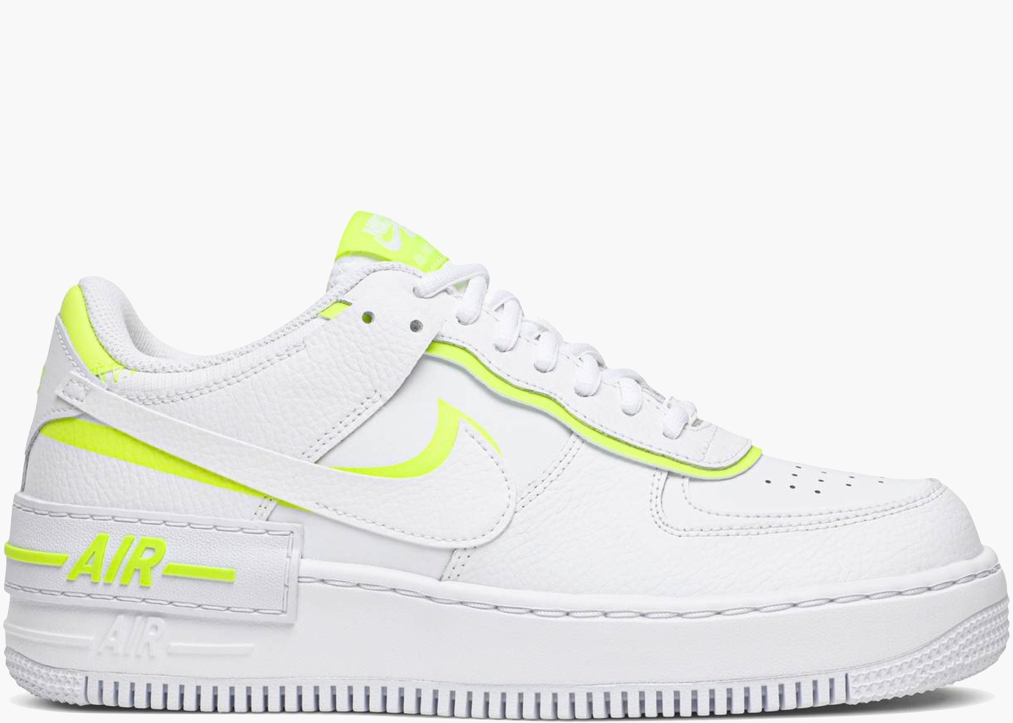 Nike Air Force 1 Shadow White Lemon (w) CI0919-104 Hype Clothinga