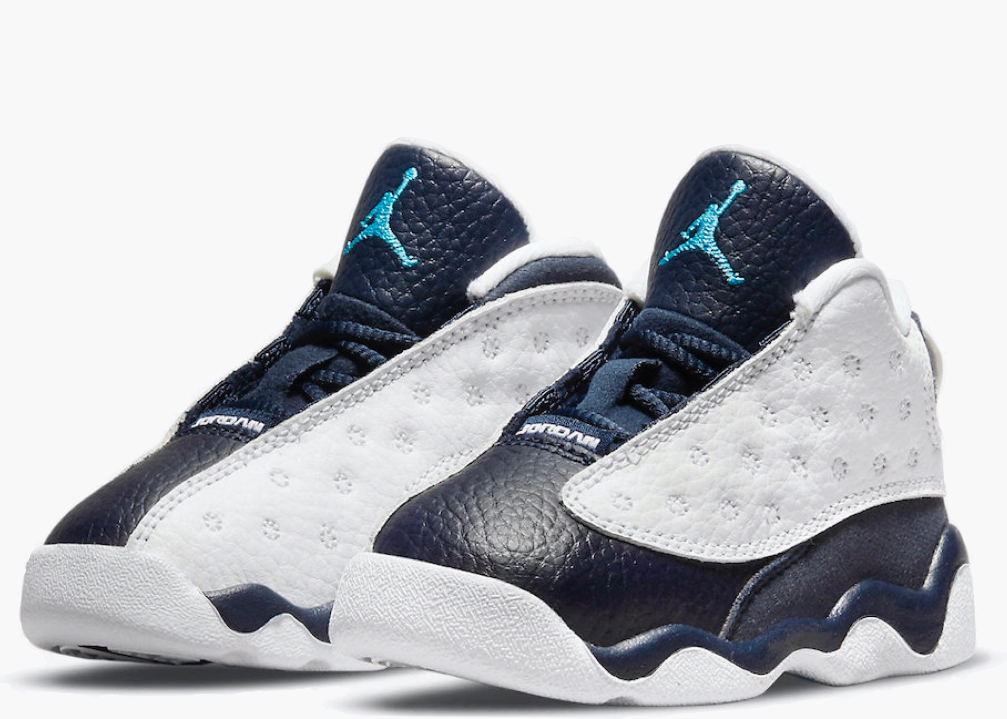 Nike Air Jordan 13 Retro White Obsidian Powder Blue (TD)