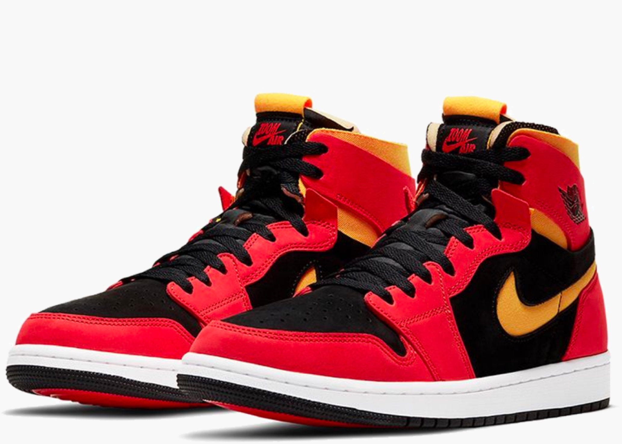 Nike Air Jordan 1 High Zoom Air CMFT Black Chile Red CT0978-006 Hype Clothinga Limited Edition