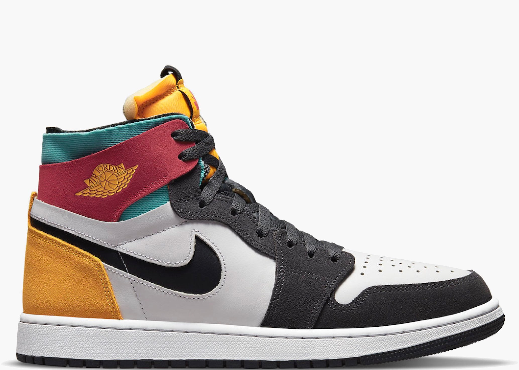 Nike Air Jordan 1 High Zoom Air CMFT Red Aqua Gold Hype Clothinga Limited Edition