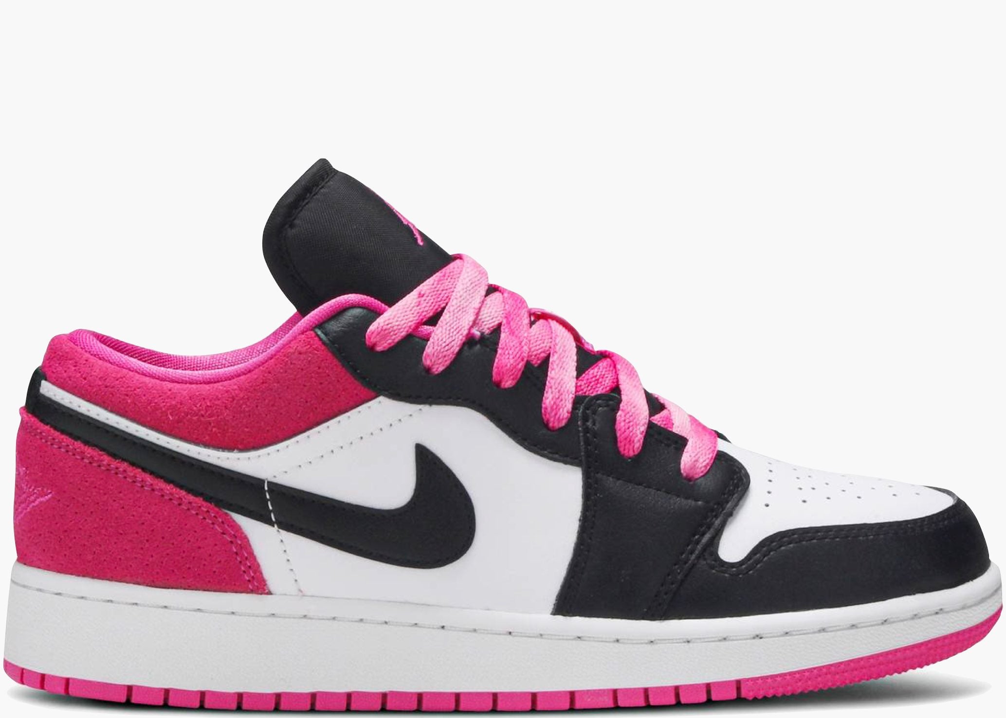 Nike Air Jordan 1 Low Black Active Fuchsia (gs) CT1564-005 Hype Clothinga