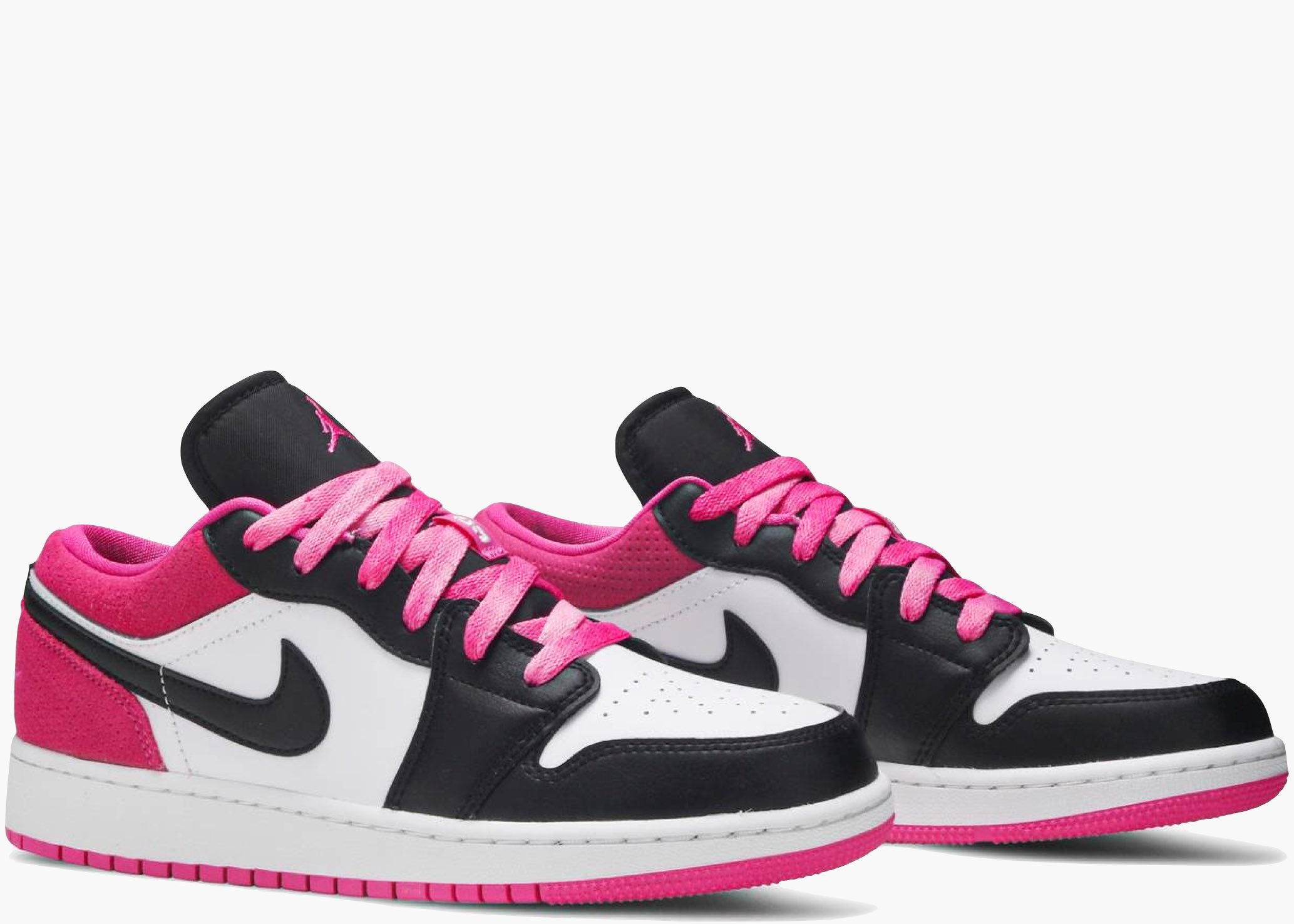 Nike Air Jordan 1 Low Black Active Fuchsia (gs) CT1564-005 Hype Clothinga